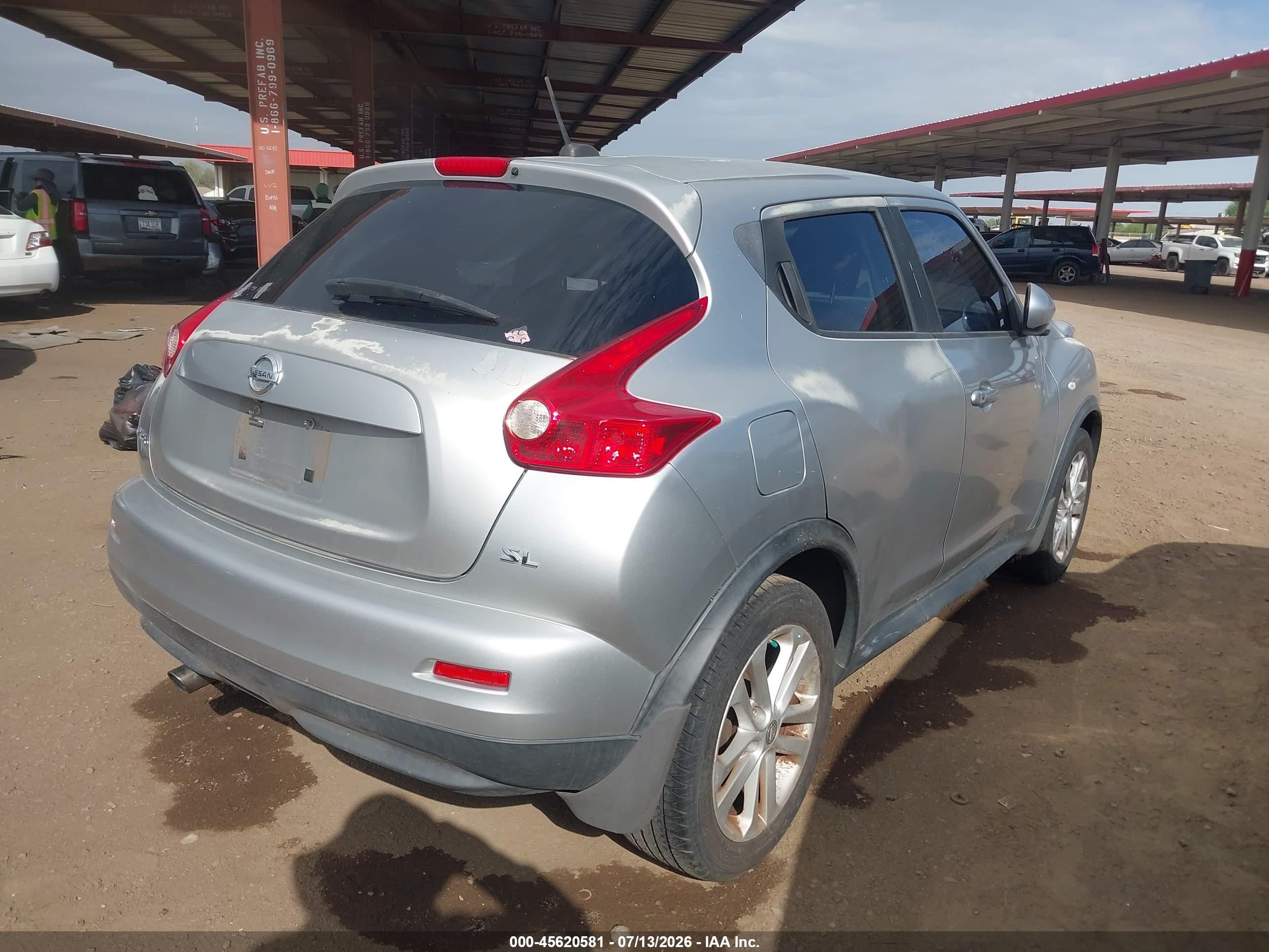 2011 Nissan Juke Sl Silver vin: JN8AF5MR4BT003613