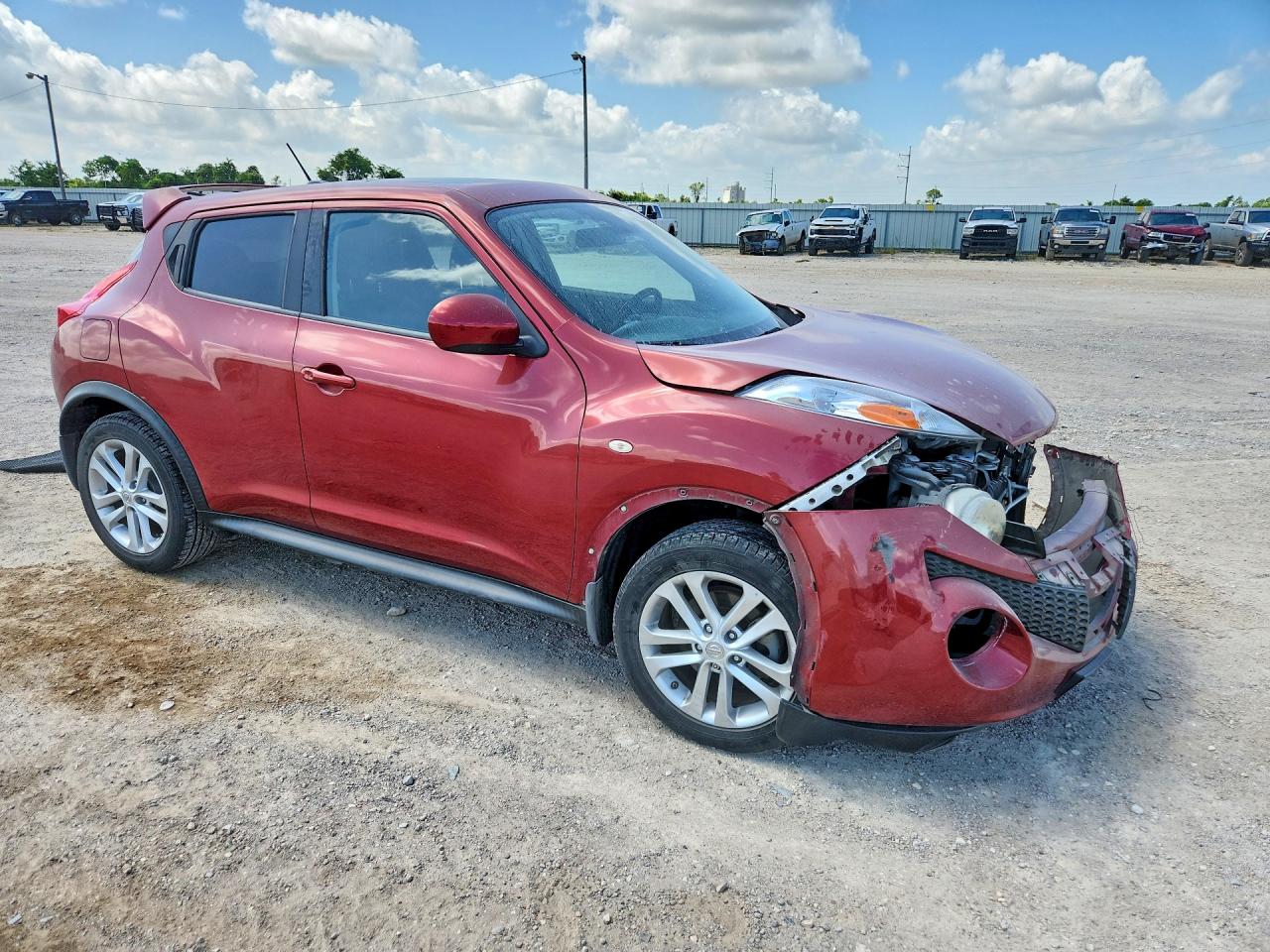 2011 Nissan Juke S Burgundy vin: JN8AF5MR4BT011209