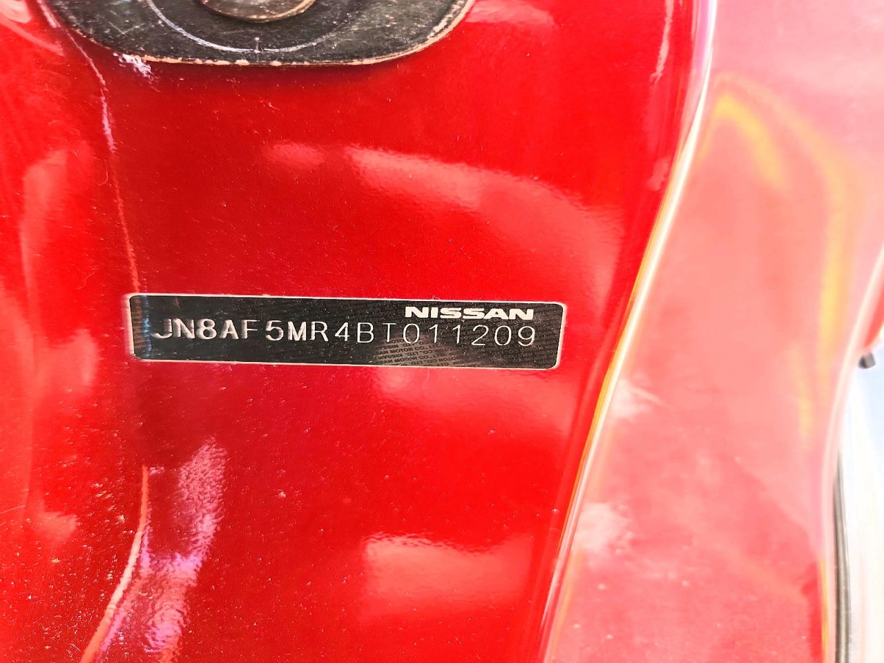 2011 Nissan Juke S Burgundy vin: JN8AF5MR4BT011209