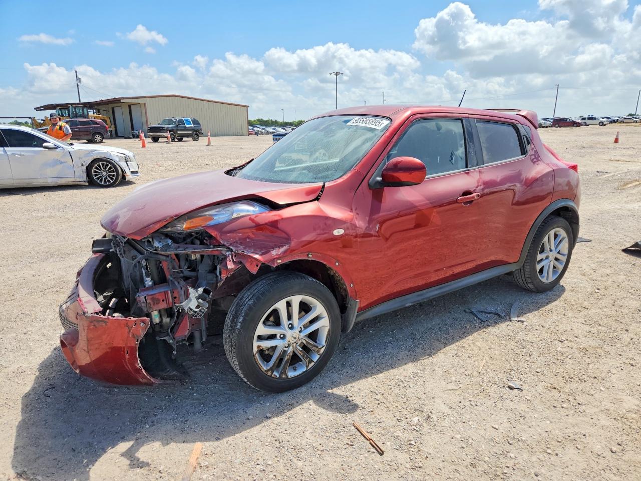 2011 Nissan Juke S Burgundy vin: JN8AF5MR4BT011209