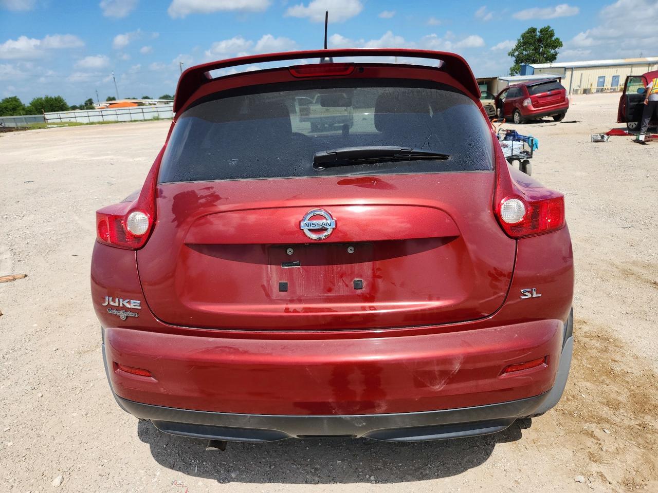 2011 Nissan Juke S Burgundy vin: JN8AF5MR4BT011209