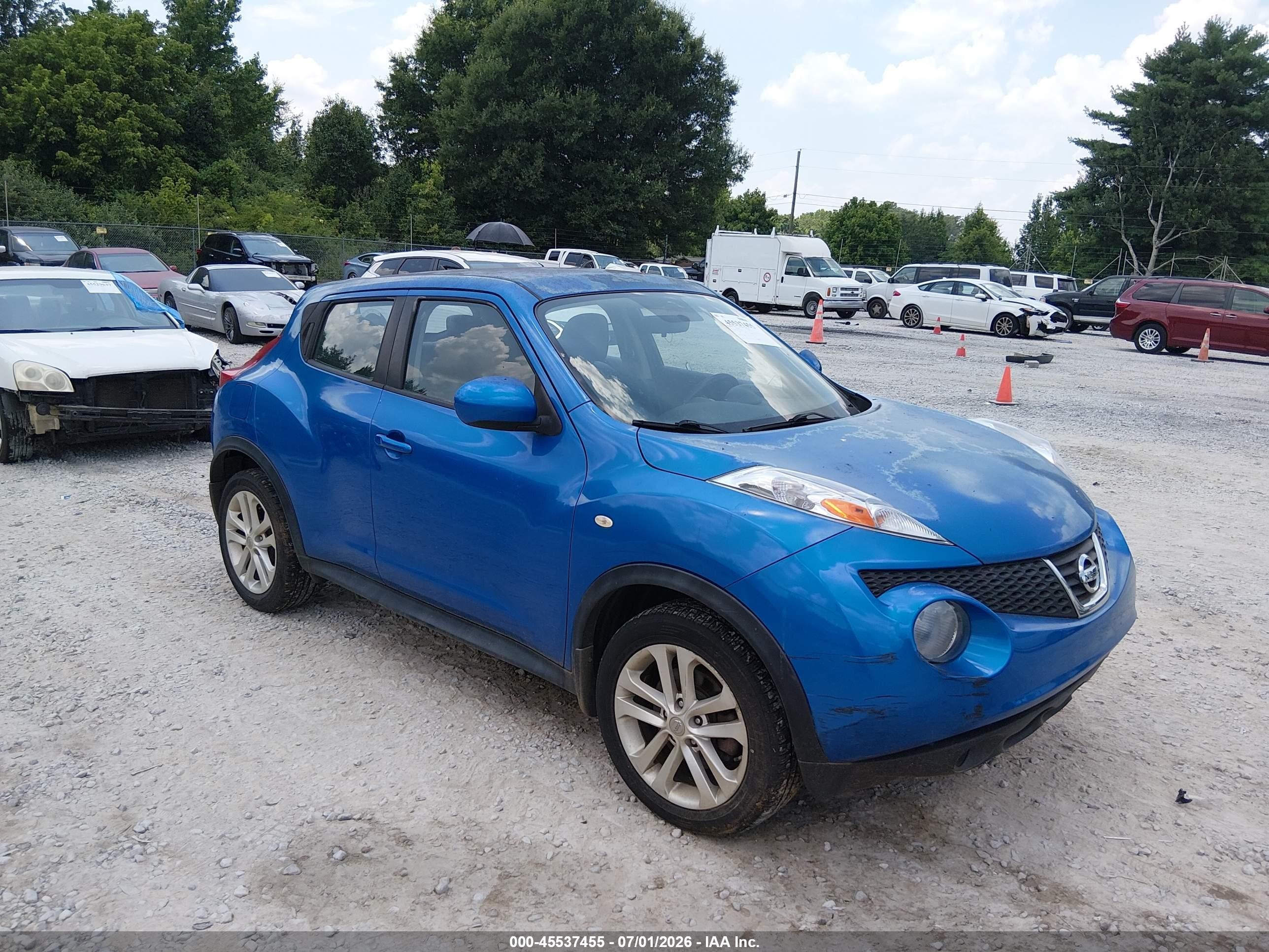 2012 Nissan Juke S Blue vin: JN8AF5MR4CT101185