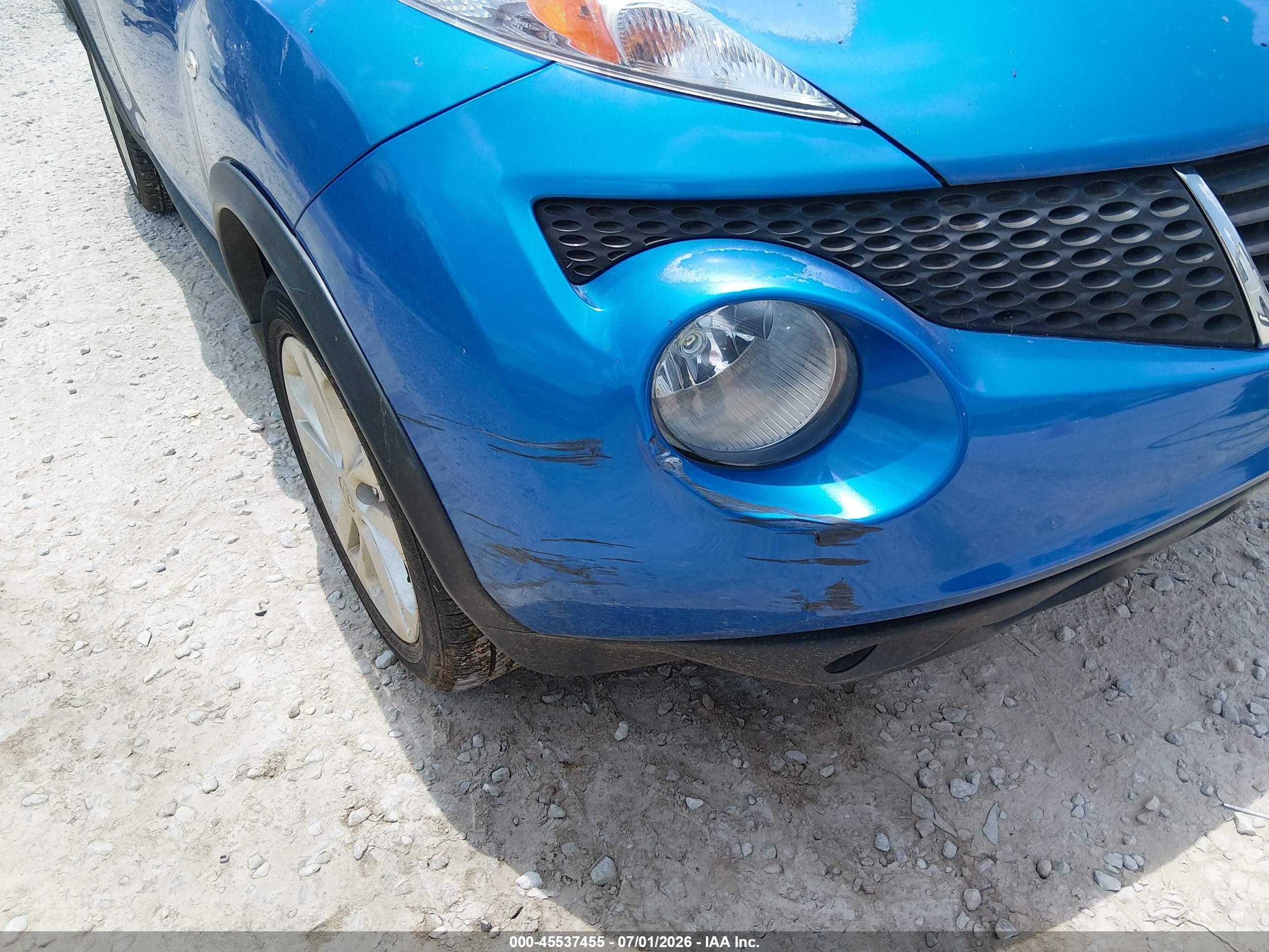 2012 Nissan Juke S Blue vin: JN8AF5MR4CT101185