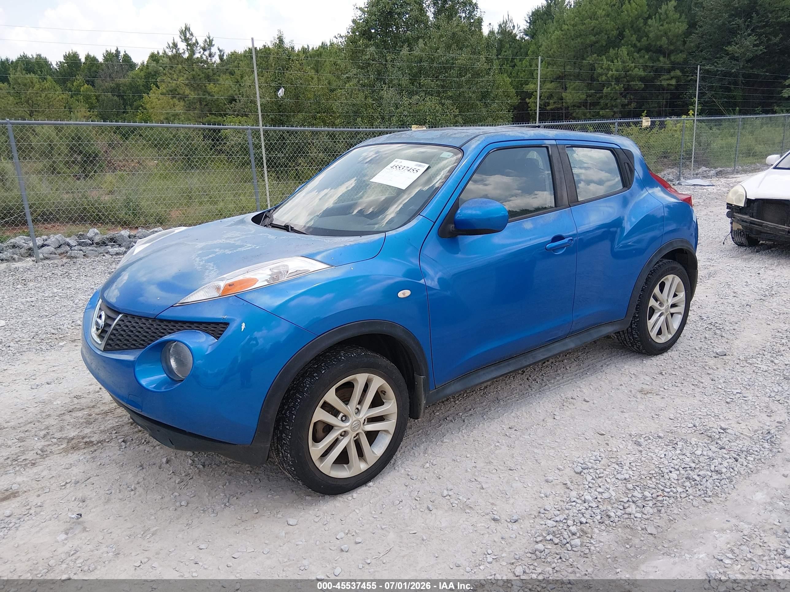 2012 Nissan Juke S Blue vin: JN8AF5MR4CT101185