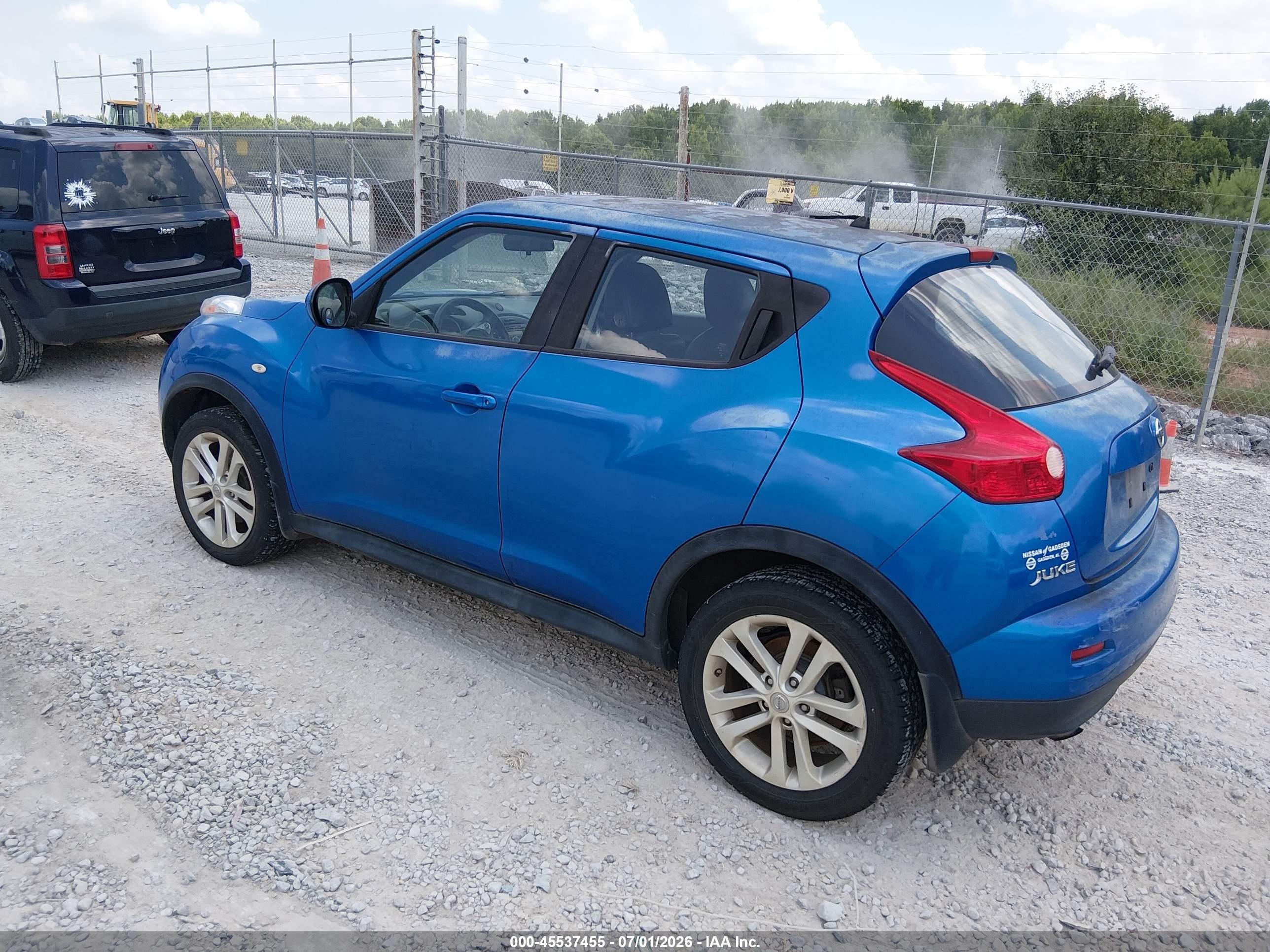 2012 Nissan Juke S Blue vin: JN8AF5MR4CT101185