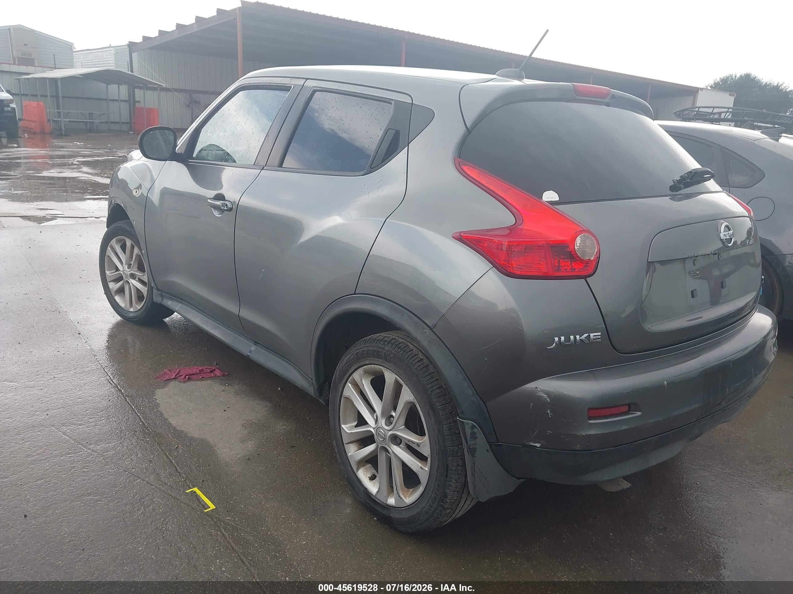 2012 Nissan Juke Sl Gray vin: JN8AF5MR4CT117497