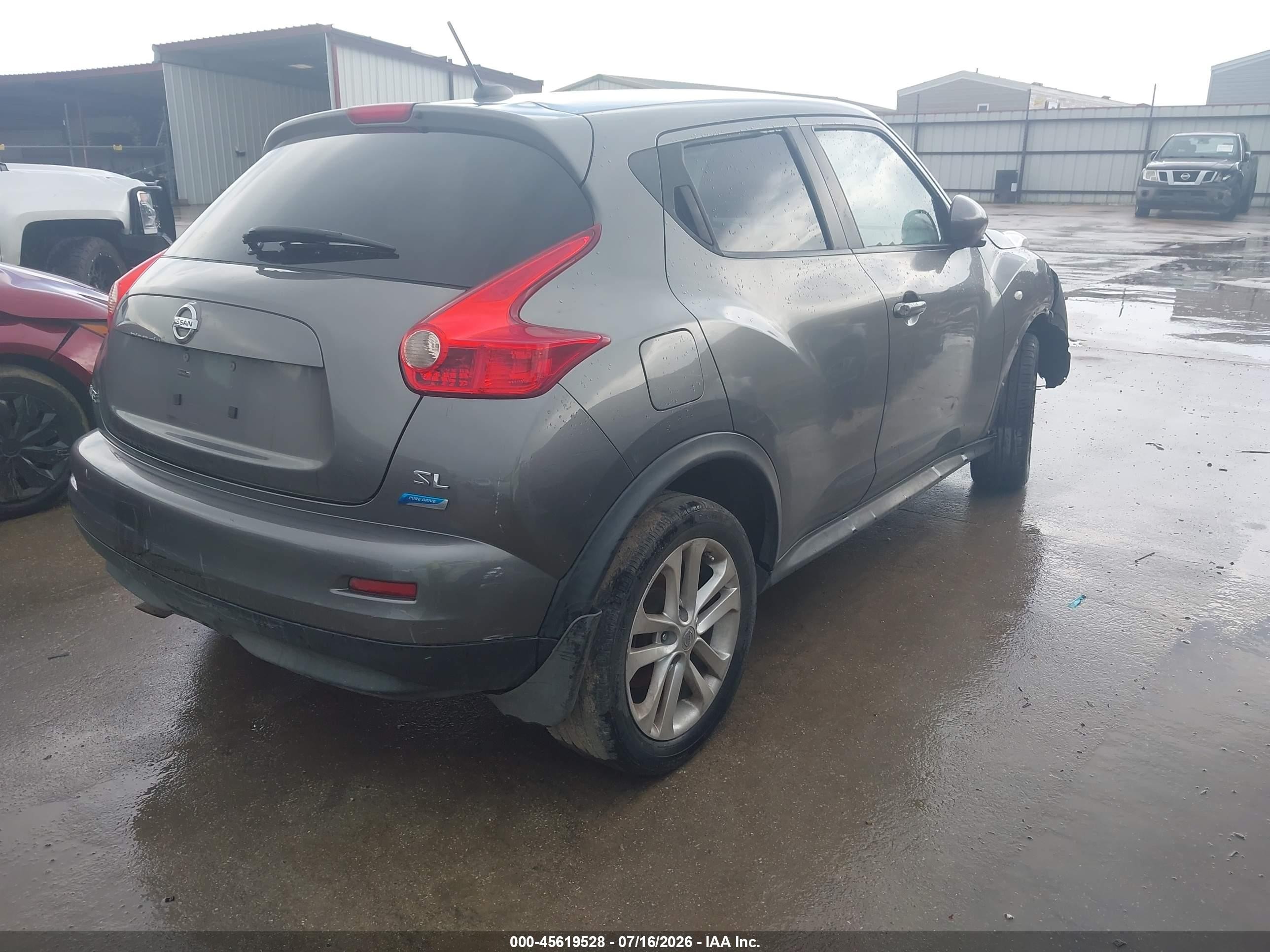 2012 Nissan Juke Sl Gray vin: JN8AF5MR4CT117497