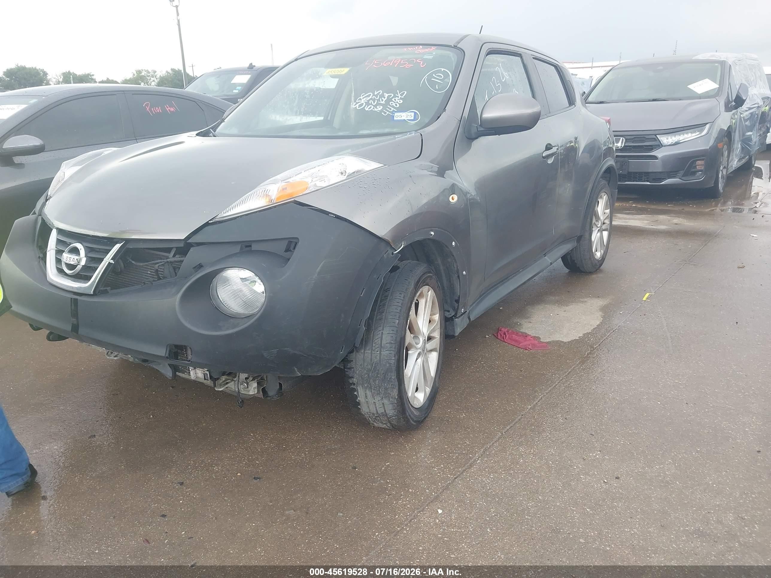 2012 Nissan Juke Sl Gray vin: JN8AF5MR4CT117497