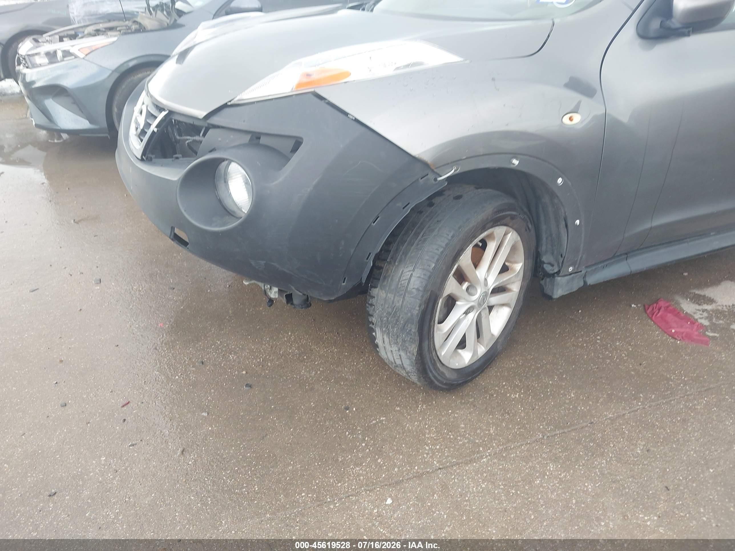 2012 Nissan Juke Sl Gray vin: JN8AF5MR4CT117497