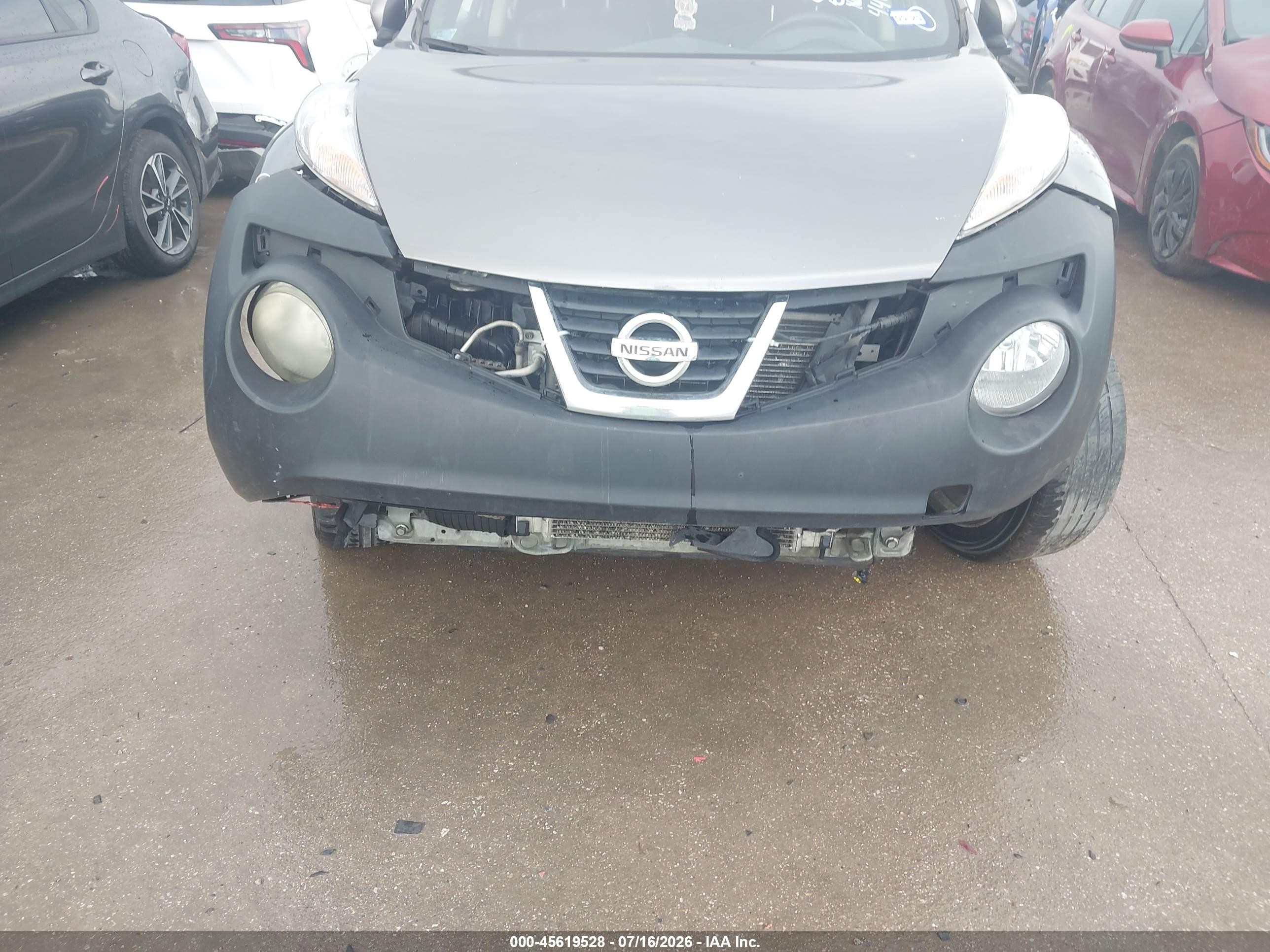 2012 Nissan Juke Sl Gray vin: JN8AF5MR4CT117497