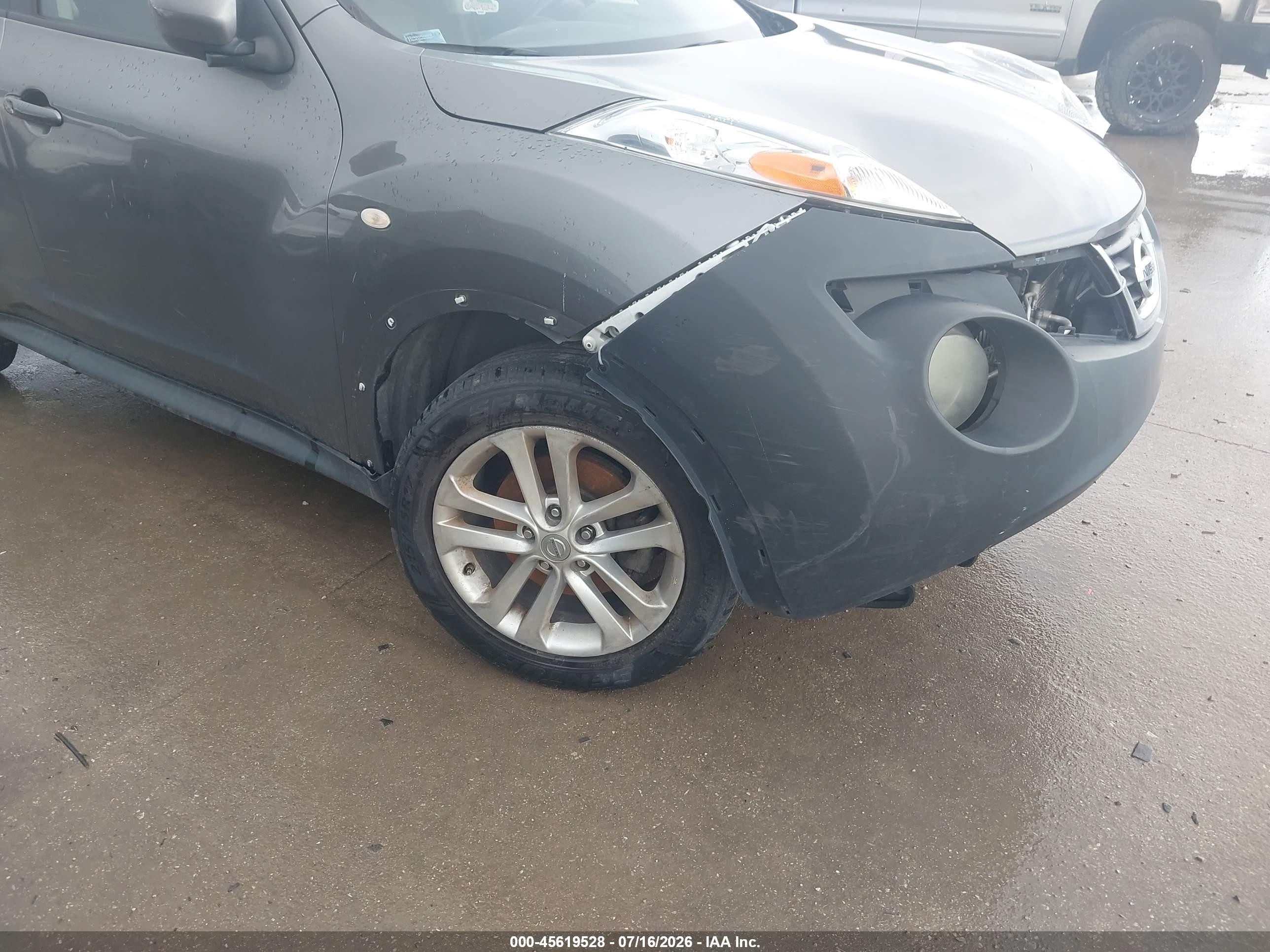 2012 Nissan Juke Sl Gray vin: JN8AF5MR4CT117497