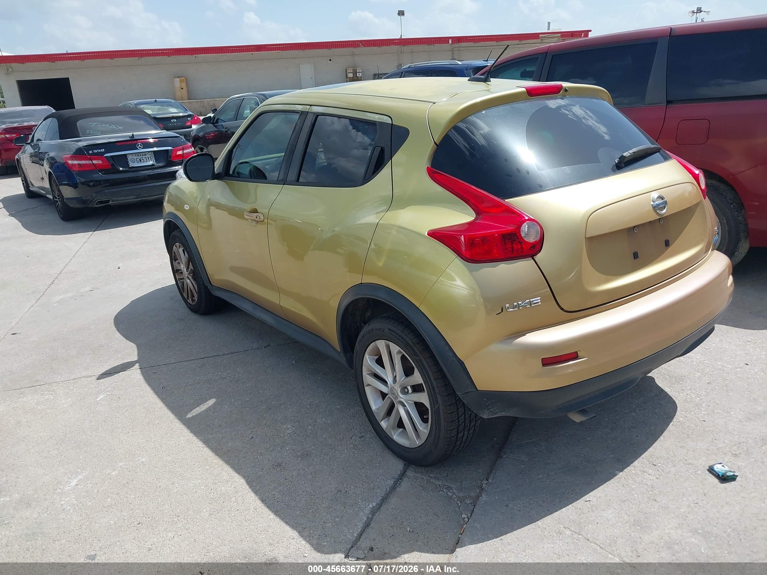 2013 Nissan Juke Sl Gold vin: JN8AF5MR4DT201868