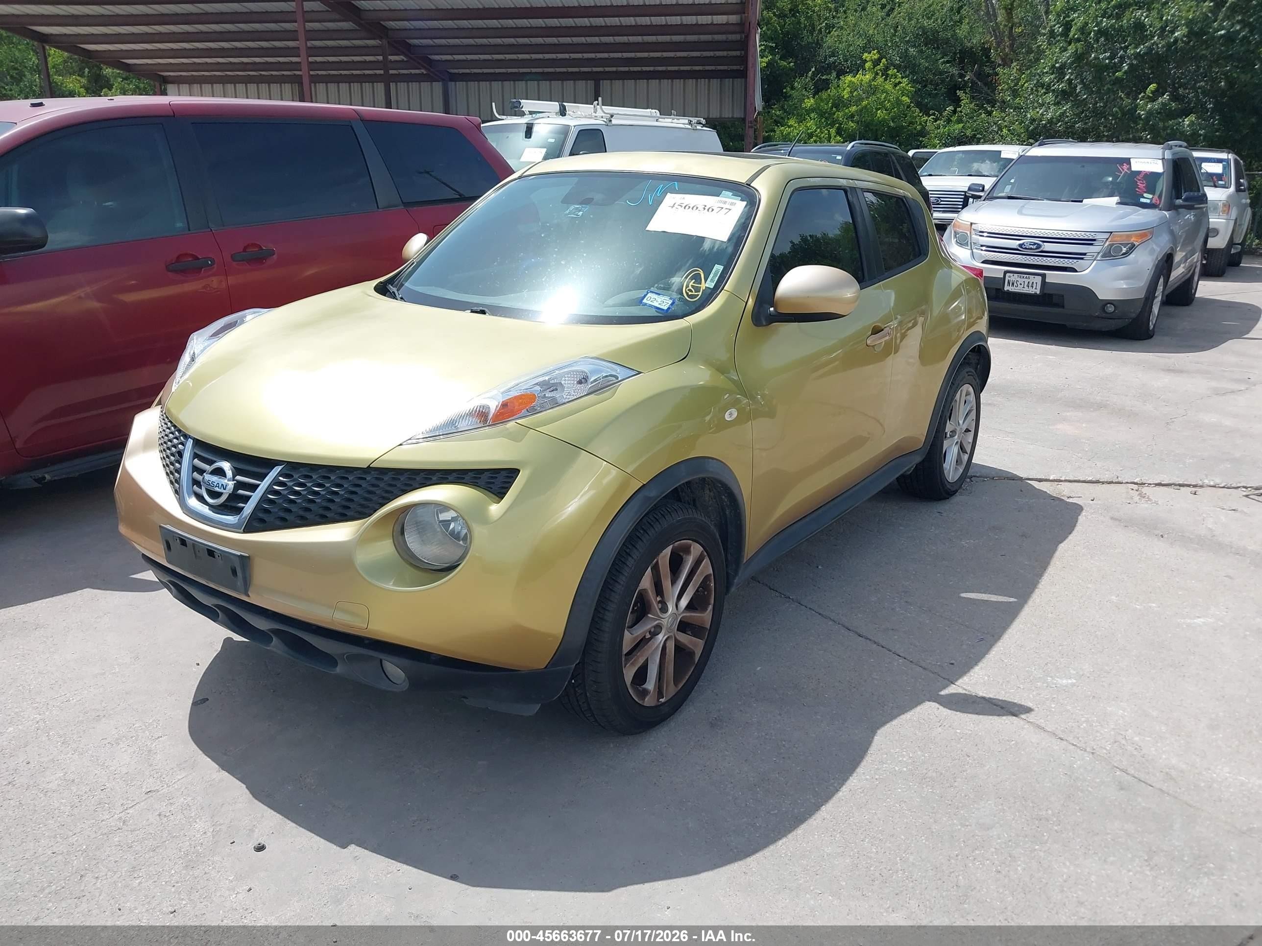 2013 Nissan Juke Sl Gold vin: JN8AF5MR4DT201868