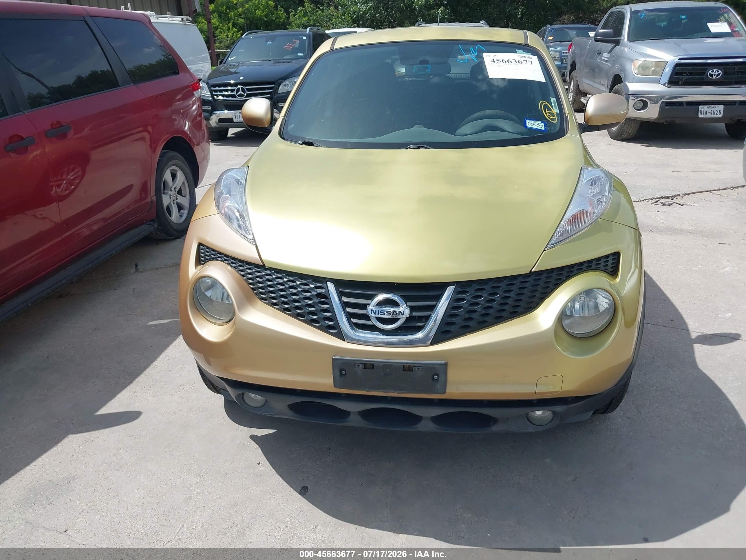 2013 Nissan Juke Sl Gold vin: JN8AF5MR4DT201868