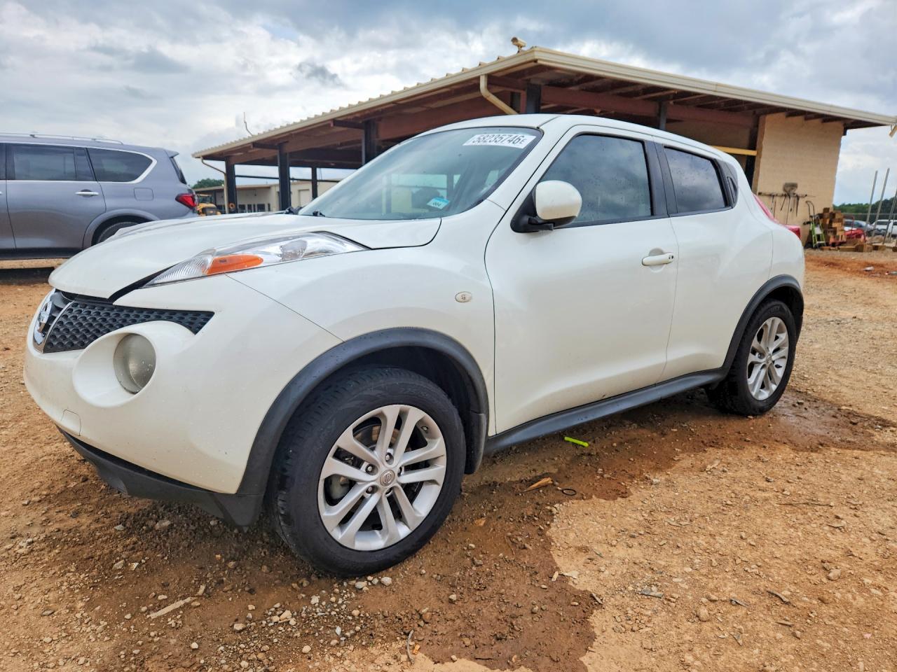 2013 Nissan Juke S White vin: JN8AF5MR4DT211302