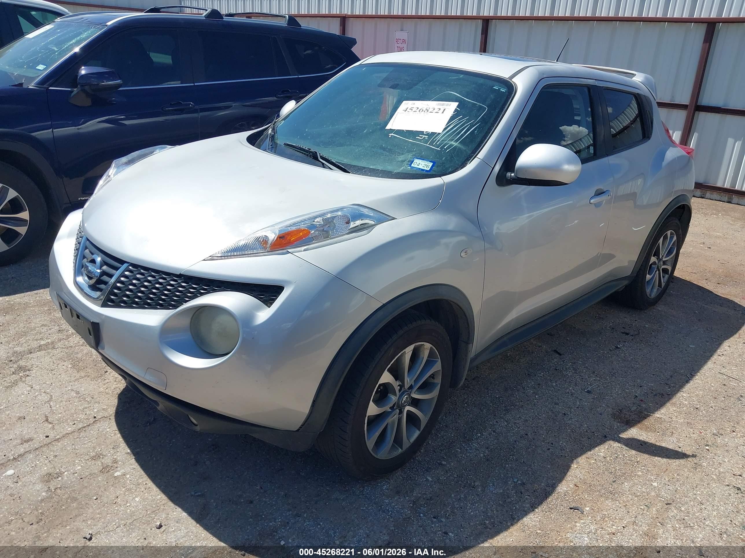 2013 Nissan Juke Sl Серебряный vin: JN8AF5MR4DT211333