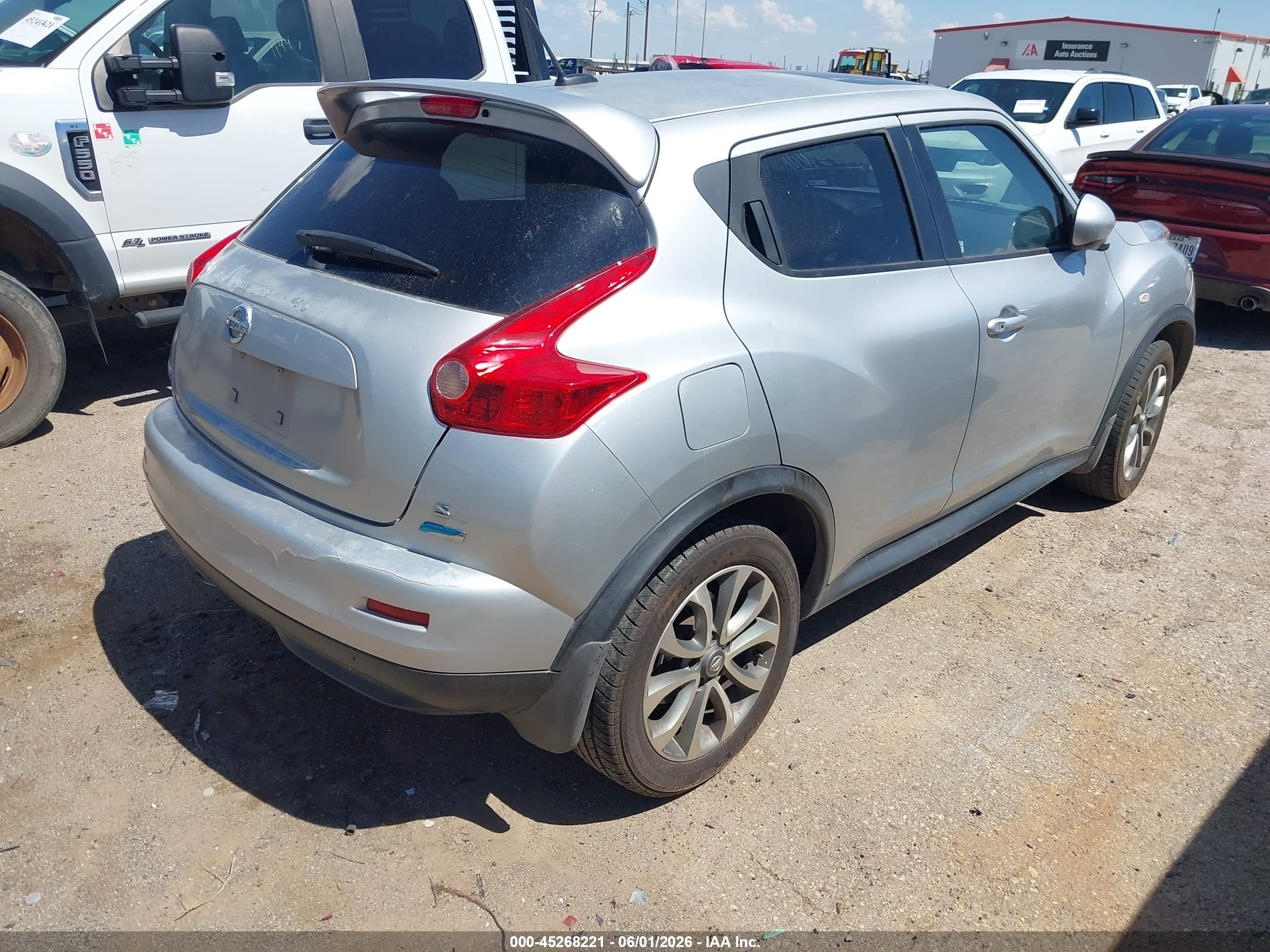 2013 Nissan Juke Sl Серебряный vin: JN8AF5MR4DT211333