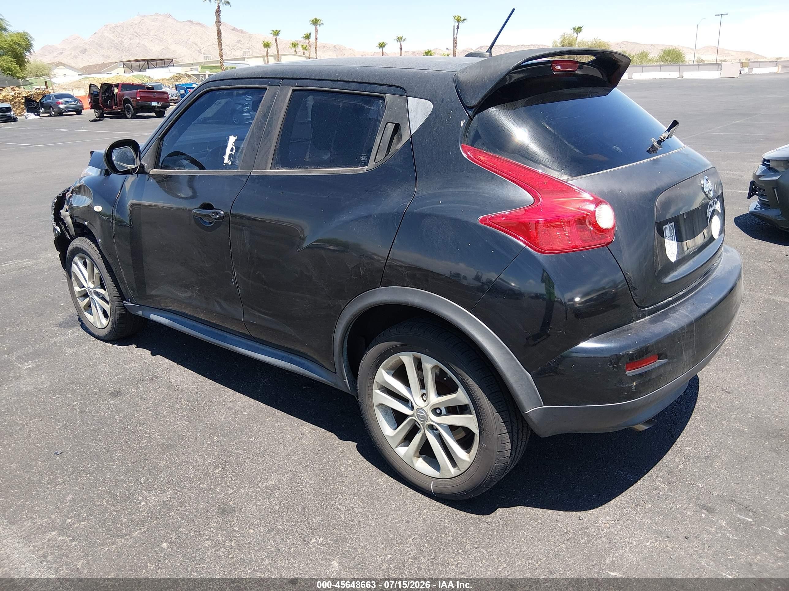 2013 Nissan Juke Sv Black vin: JN8AF5MR4DT214331