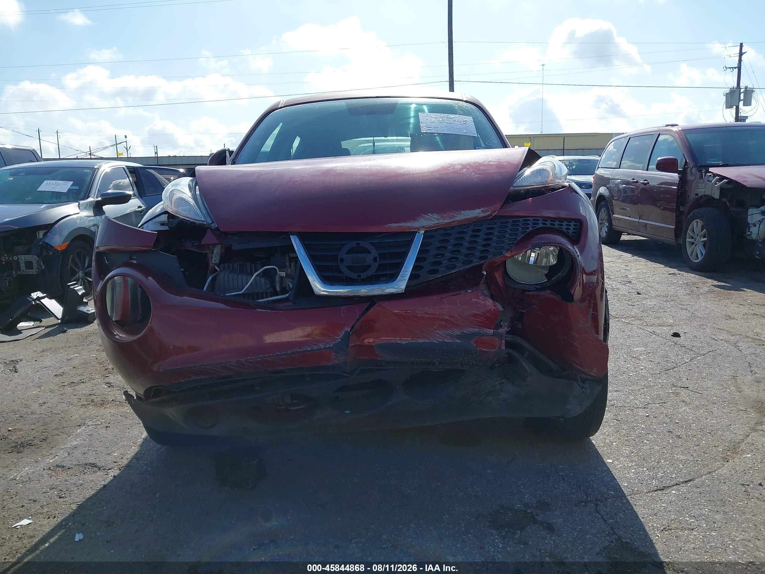 2013 Nissan Juke S Красный vin: JN8AF5MR4DT218461