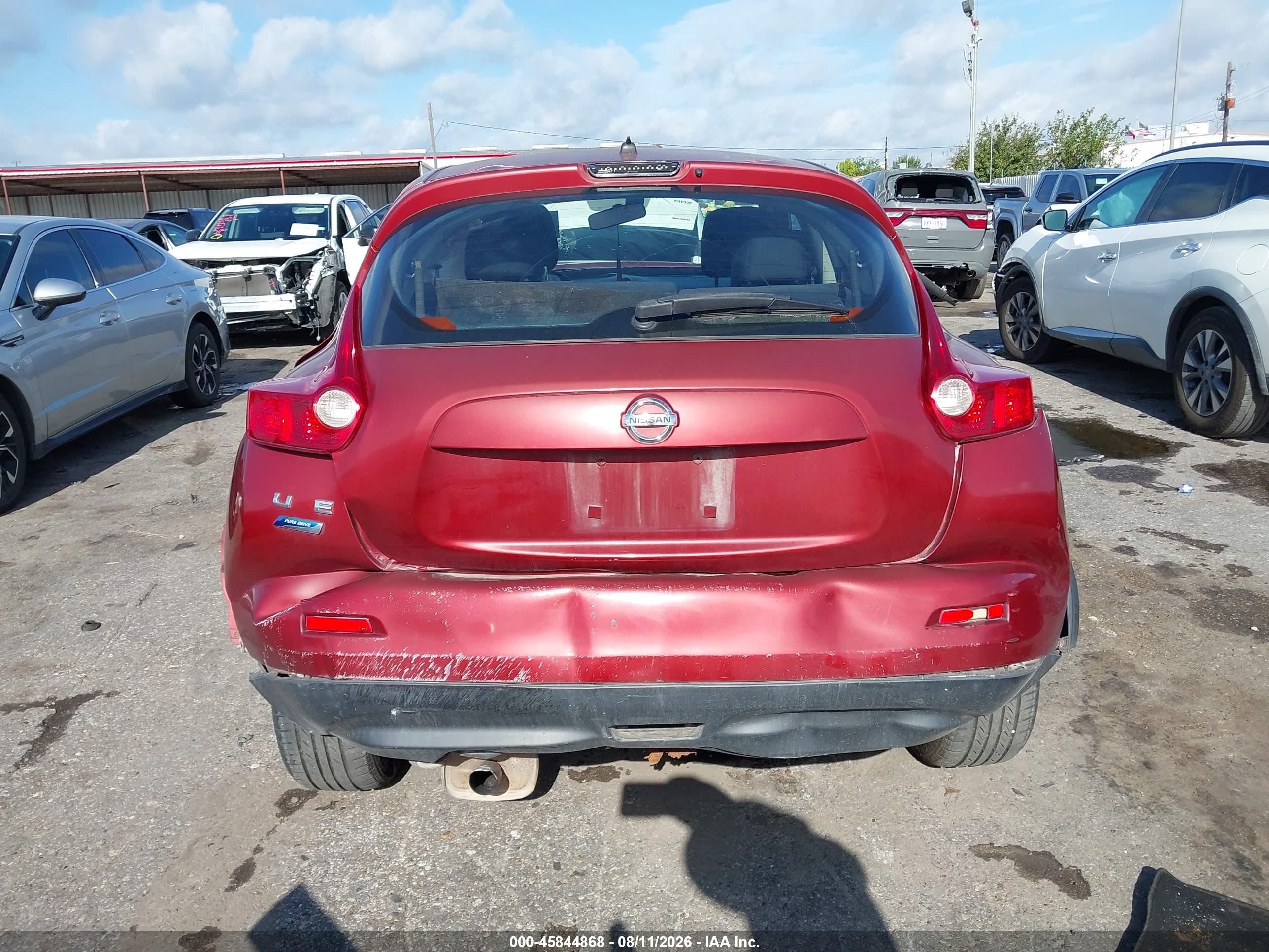 2013 Nissan Juke S Красный vin: JN8AF5MR4DT218461