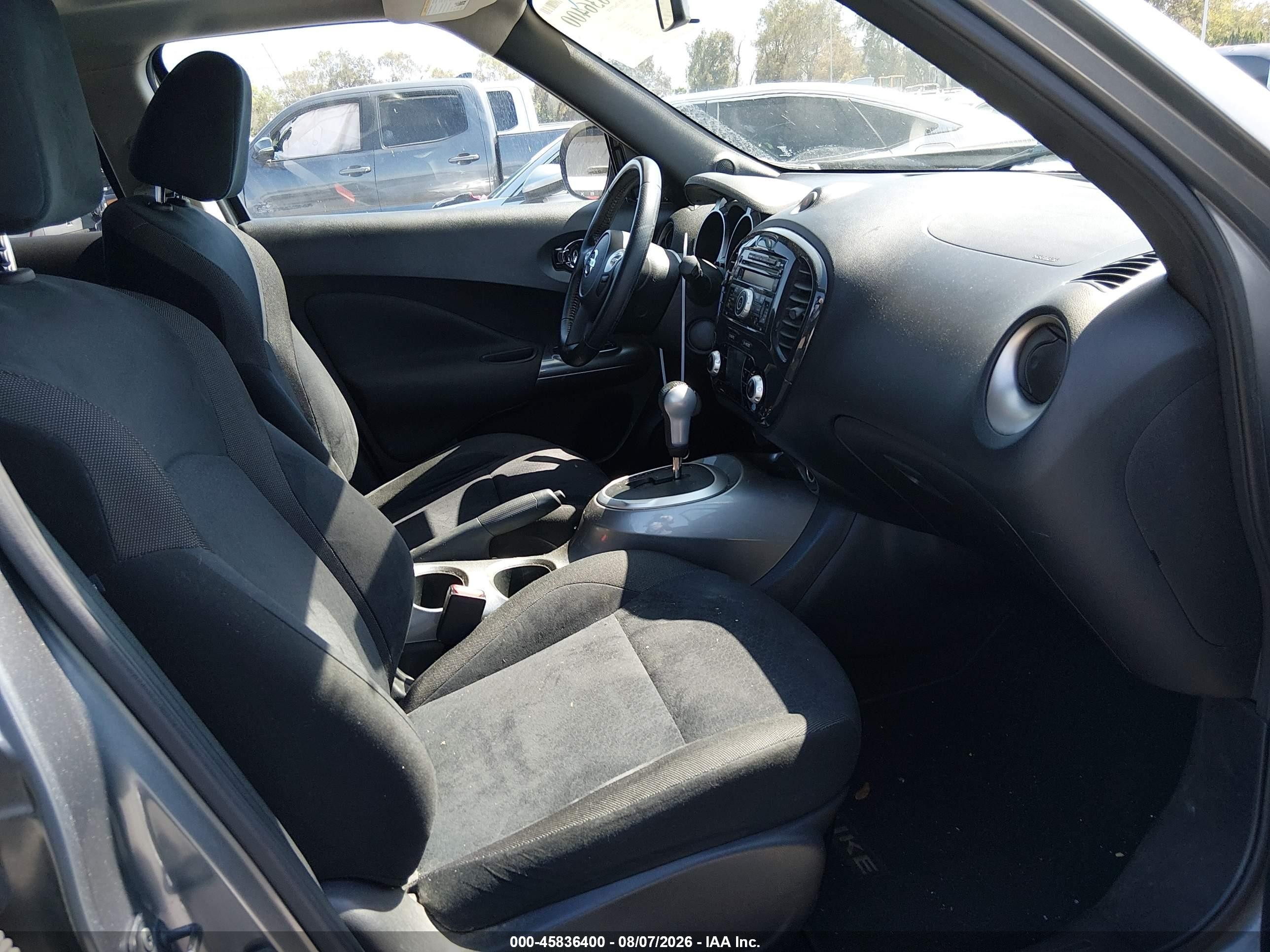 2014 Nissan Juke Sv Gray vin: JN8AF5MR4ET350153