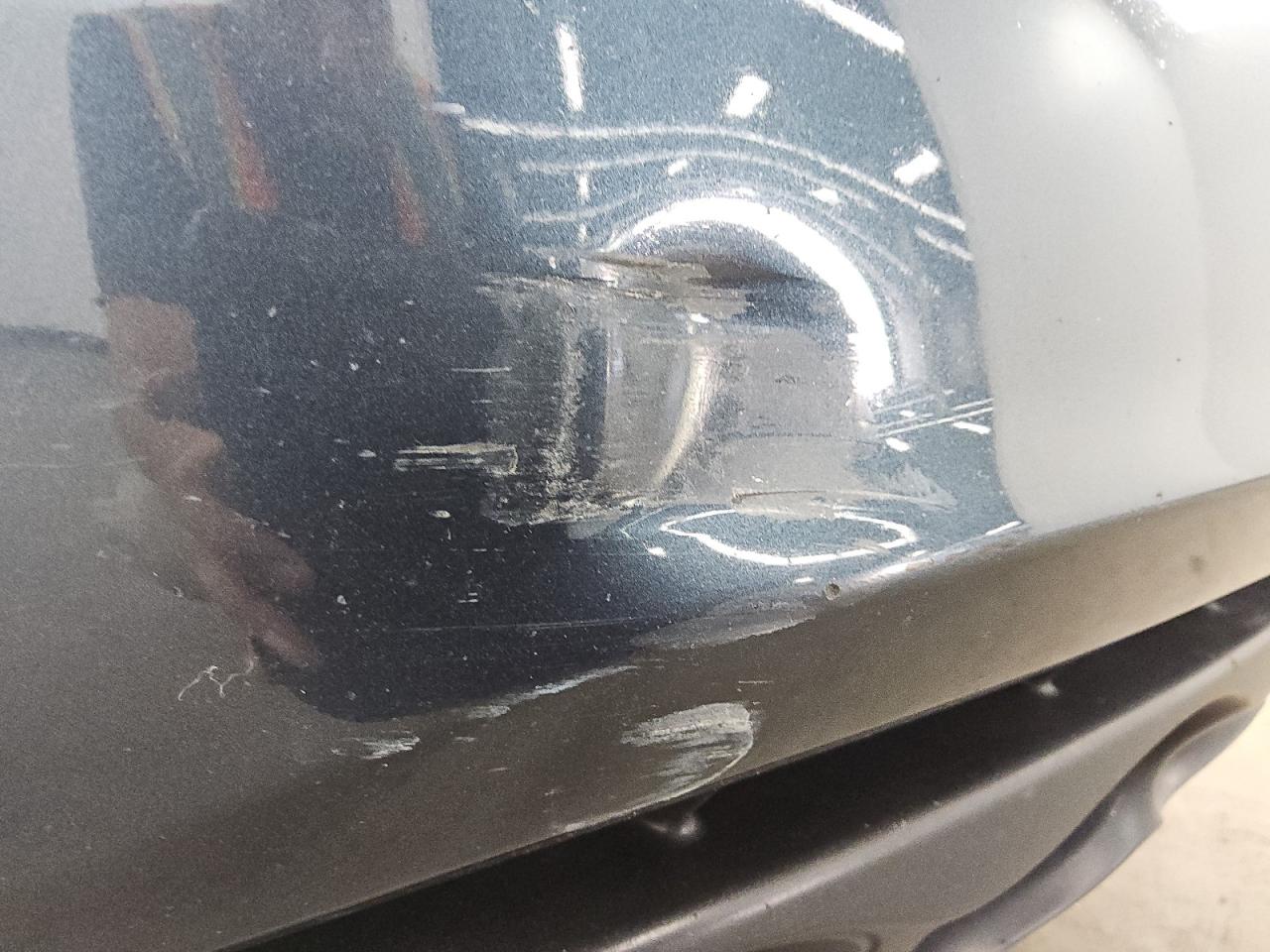 2014 Nissan Juke S Gray vin: JN8AF5MR4ET361119 Damage: Front Bumper, Dent(S) W/ Paint Dmg, 3 To 4 Inches
