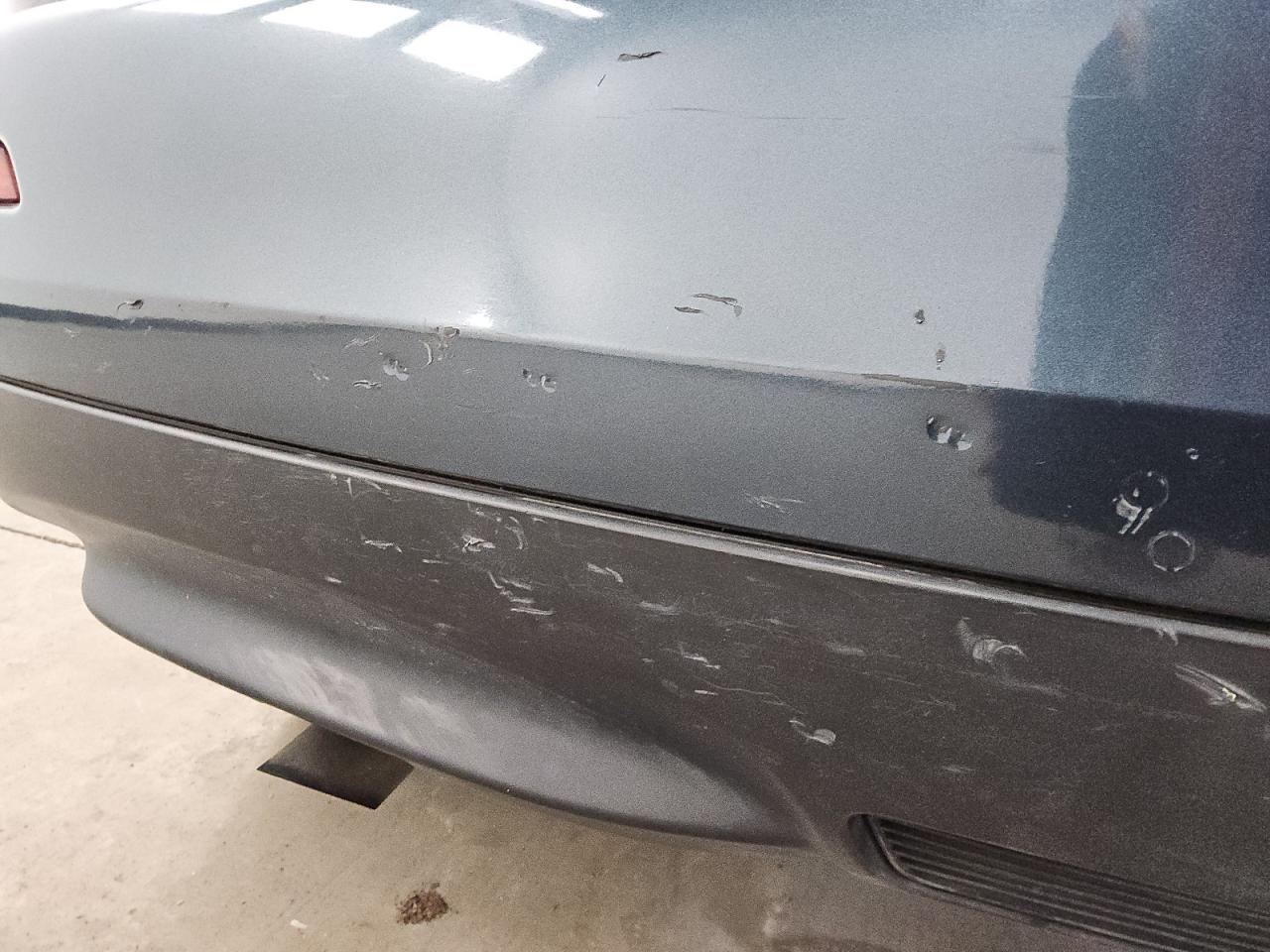 2014 Nissan Juke S Gray vin: JN8AF5MR4ET361119 Damage: Rear Bumper, Gouged, 6 To 7 Inches