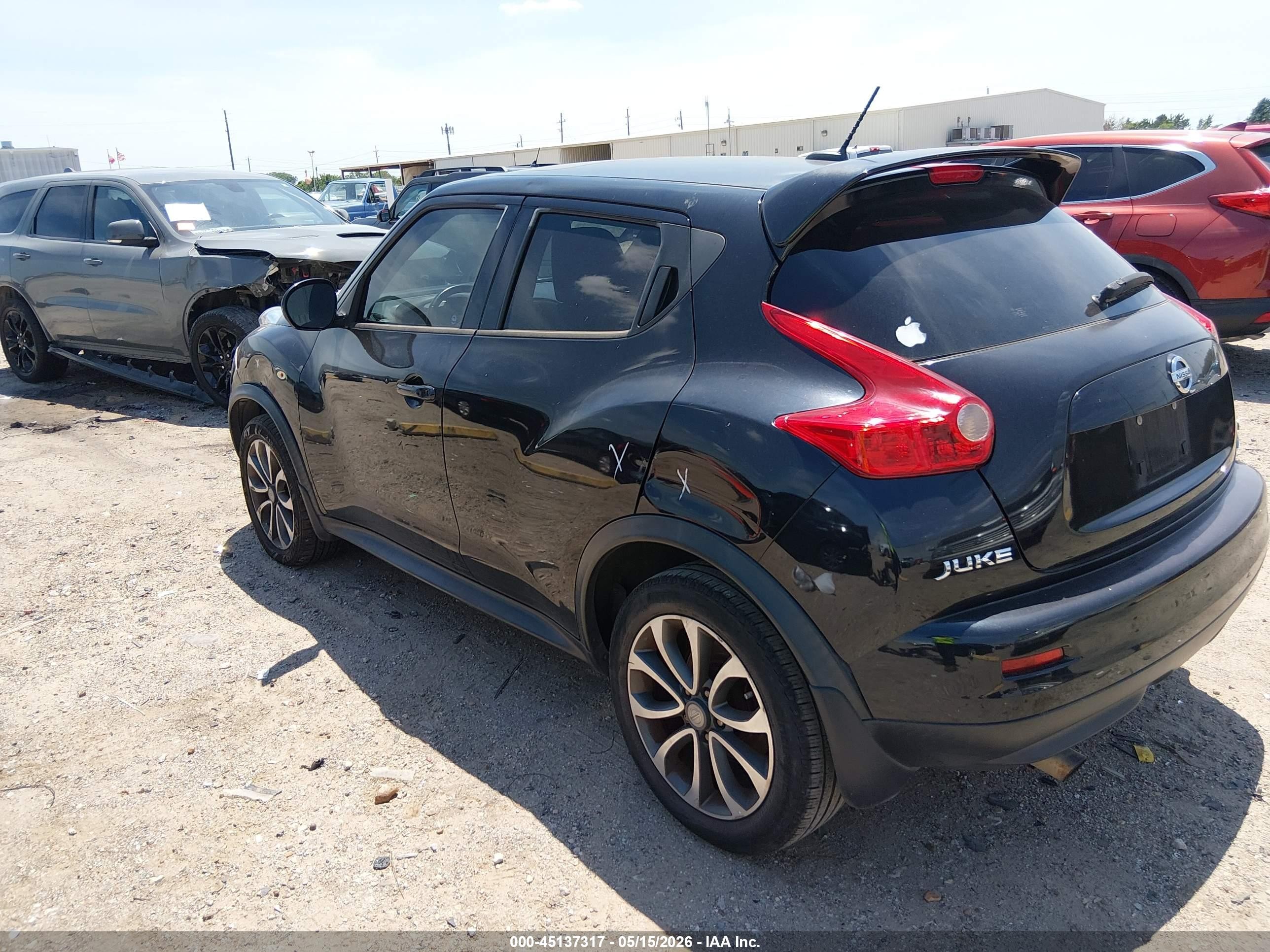 2014 Nissan Juke Sv Черный vin: JN8AF5MR4ET451516