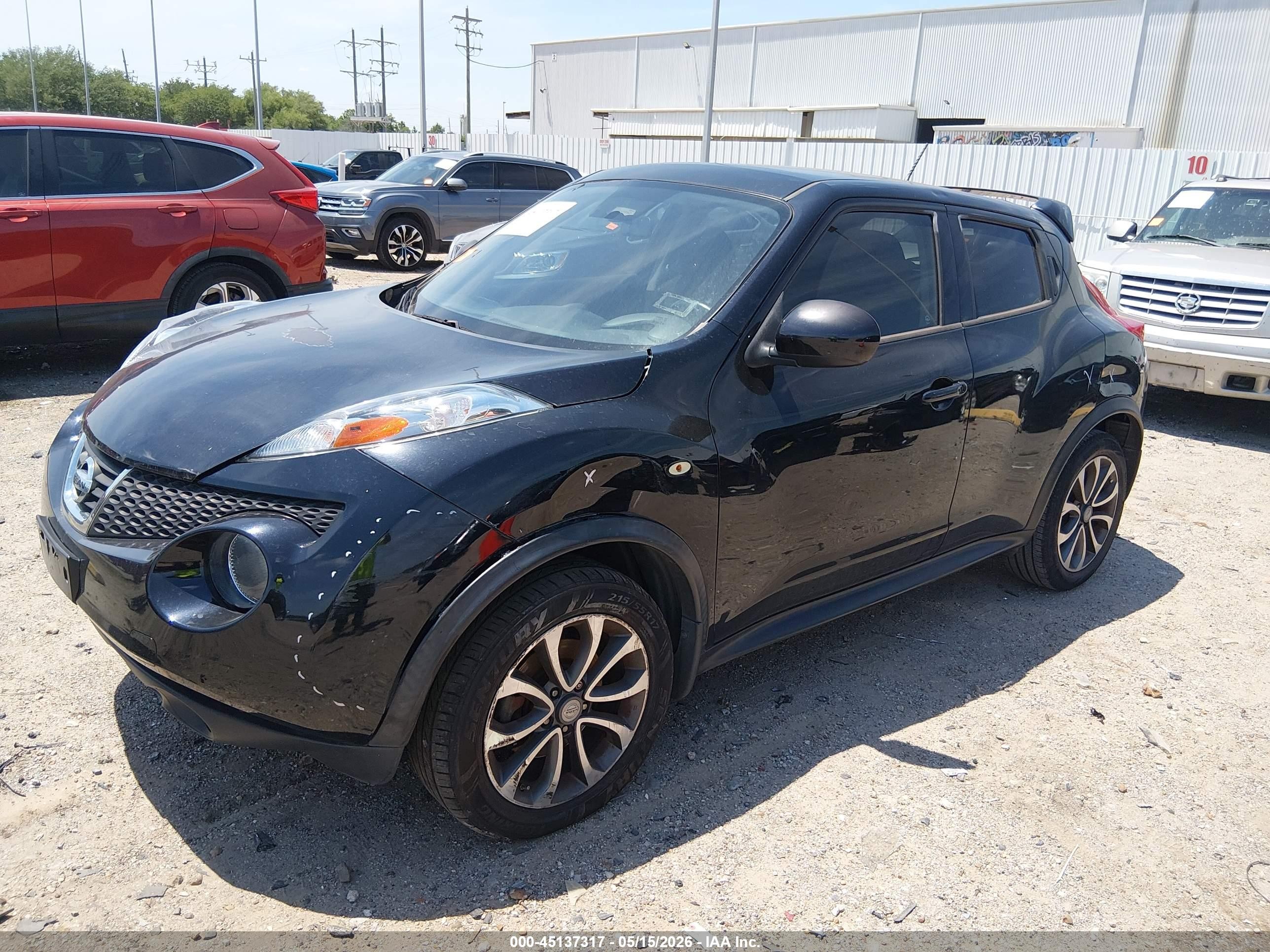 2014 Nissan Juke Sv Черный vin: JN8AF5MR4ET451516