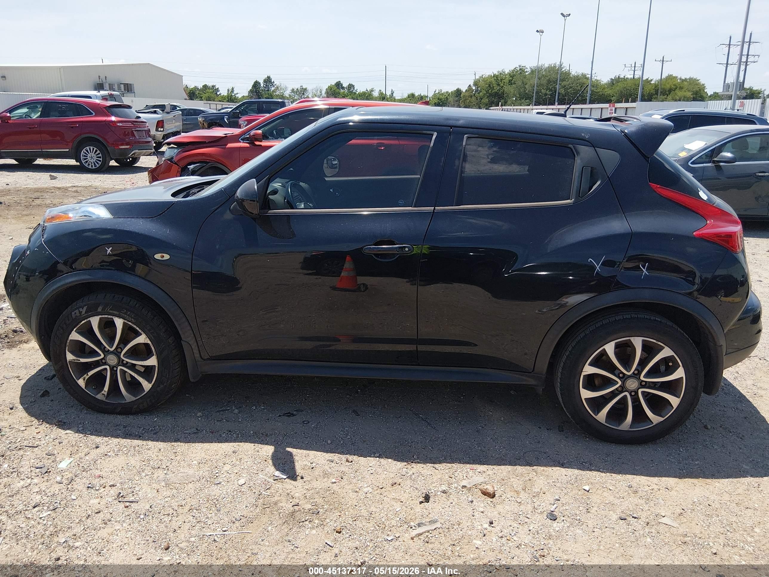 2014 Nissan Juke Sv Черный vin: JN8AF5MR4ET451516