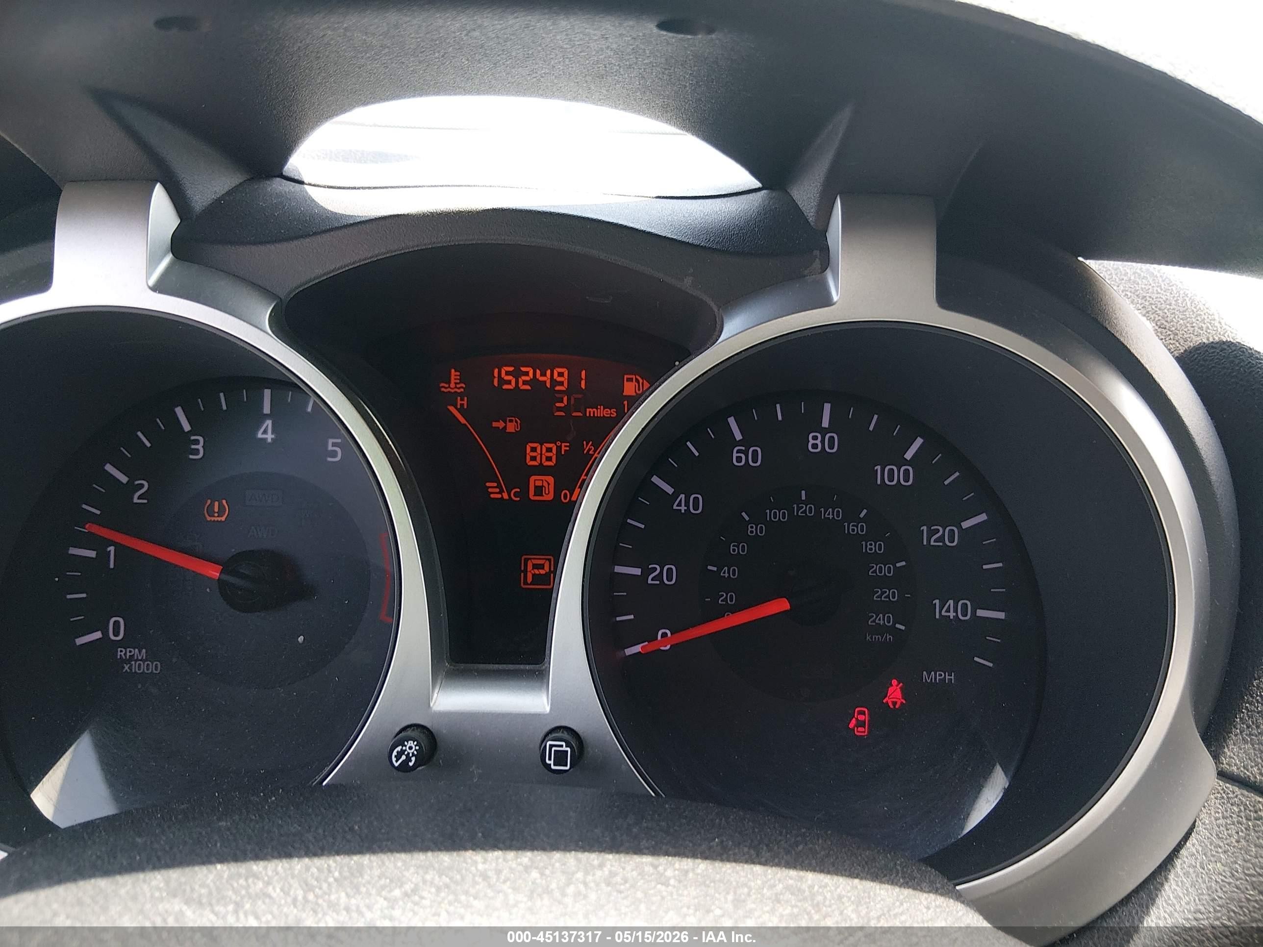 2014 Nissan Juke Sv Черный vin: JN8AF5MR4ET451516
