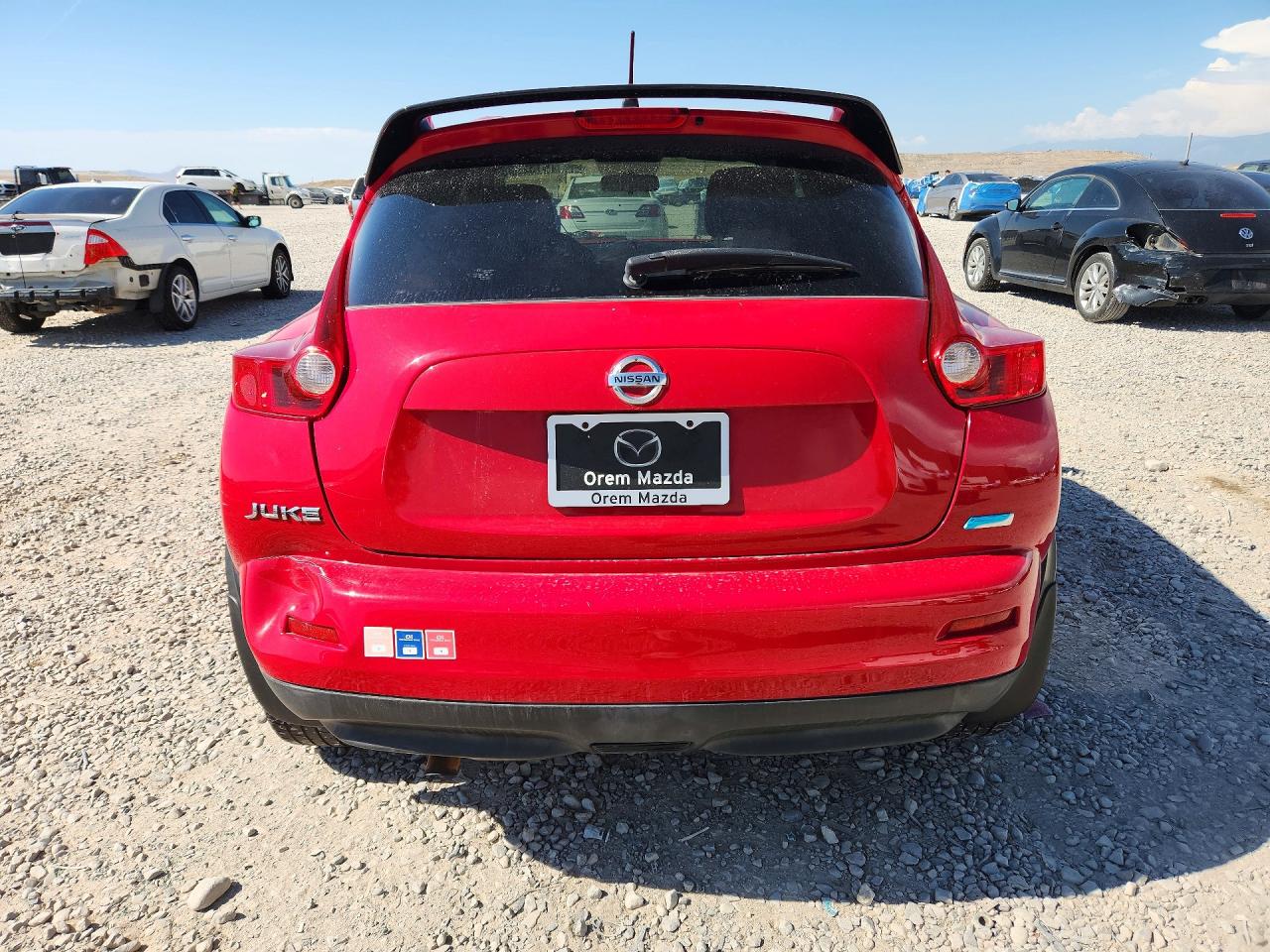 2014 Nissan Juke S Red vin: JN8AF5MR4ET454352