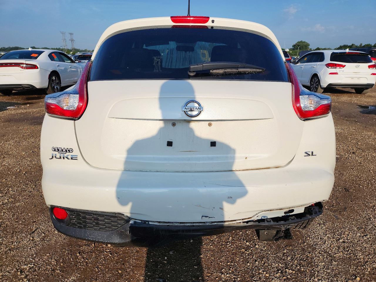 2015 Nissan Juke Sl Белый vin: JN8AF5MR4FT508105