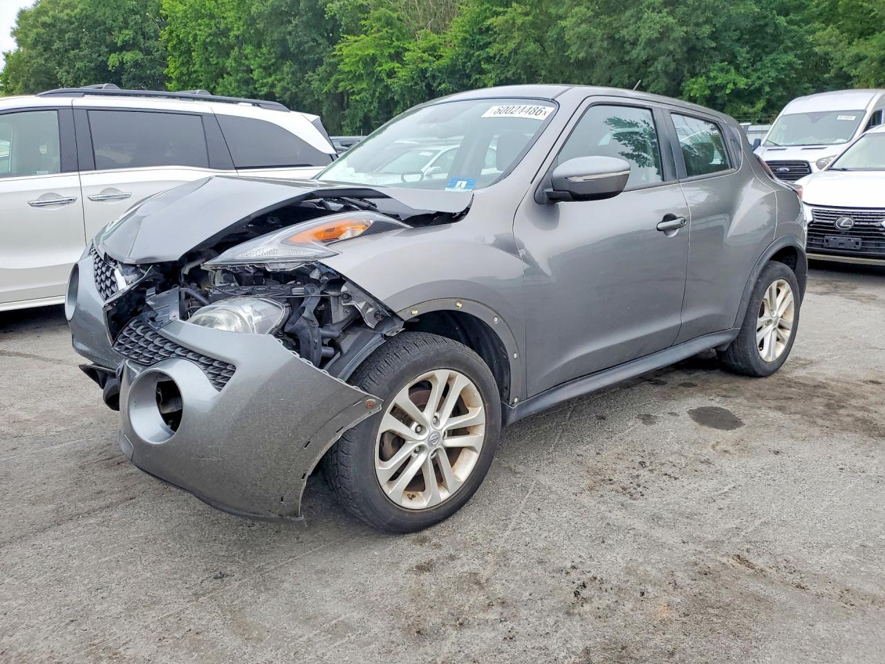 2015 Nissan Juke S Gray vin: JN8AF5MR4FT509657