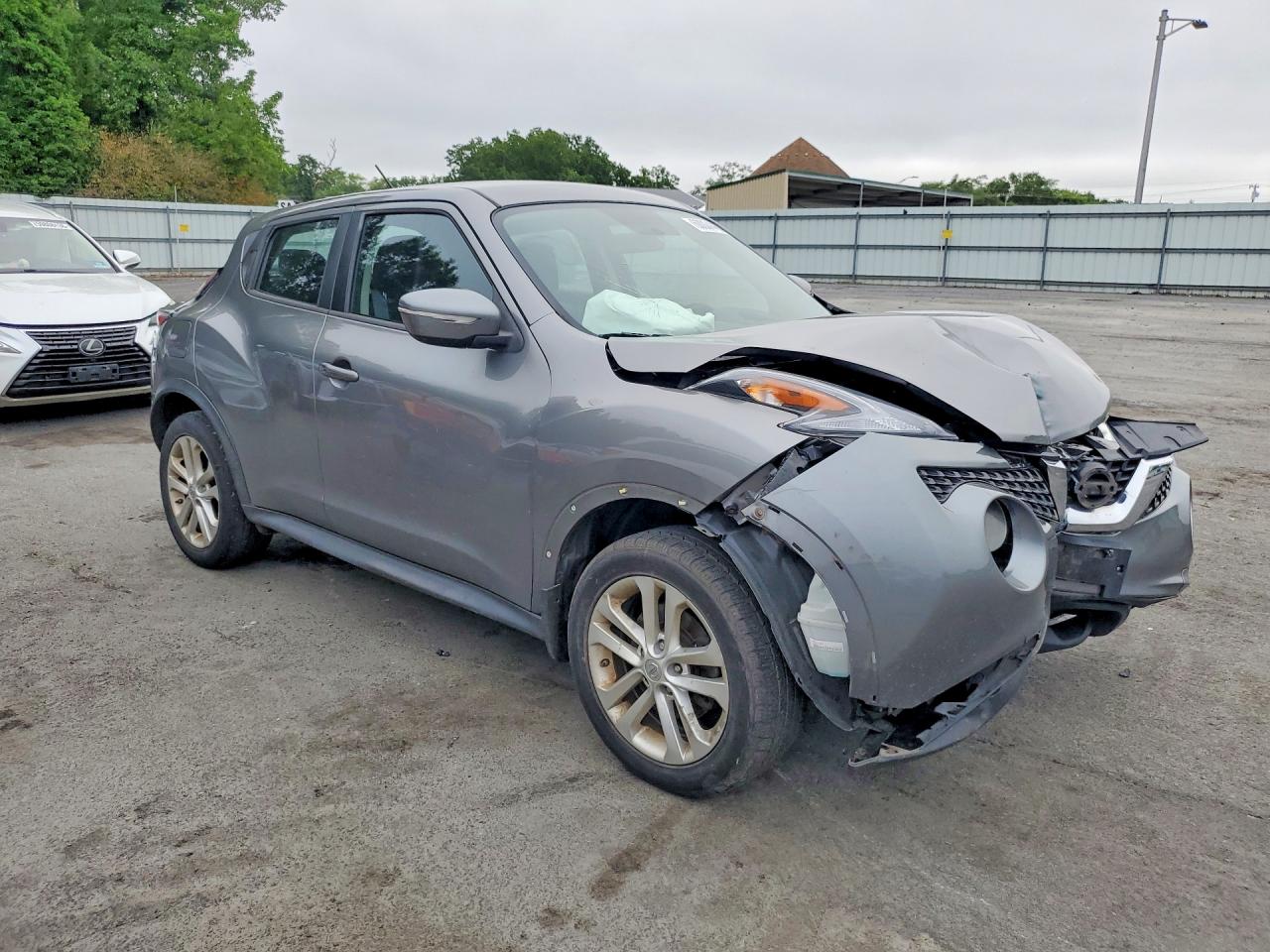 2015 Nissan Juke S Gray vin: JN8AF5MR4FT509657