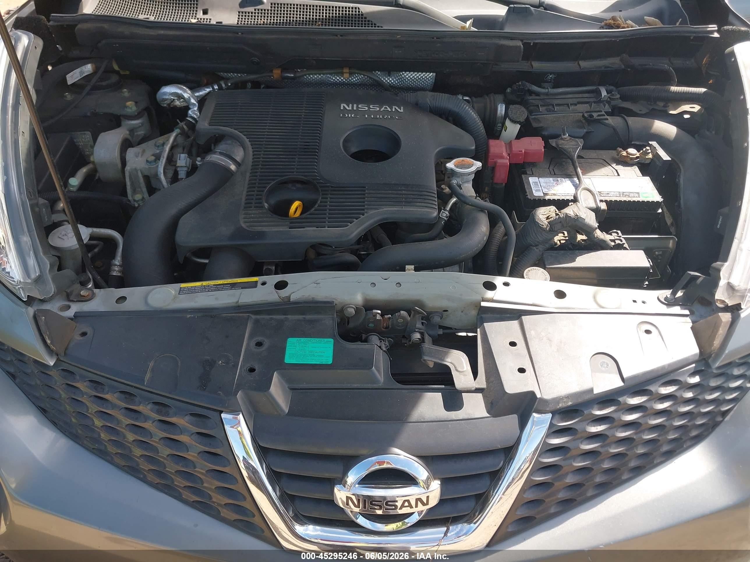 2011 Nissan Juke Sv Gray vin: JN8AF5MR5BT013129