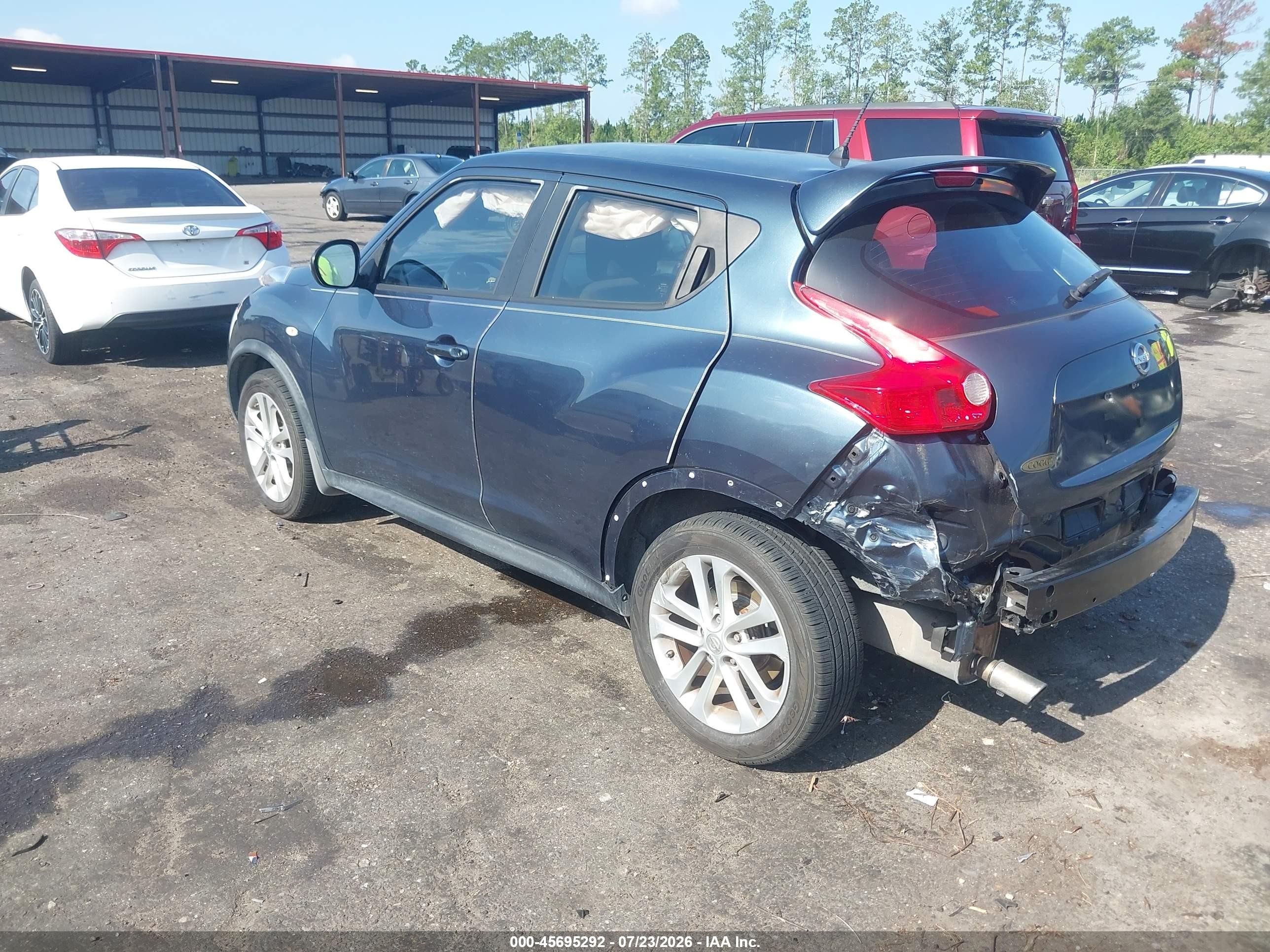 2011 Nissan Juke S Синий vin: JN8AF5MR5BT016872