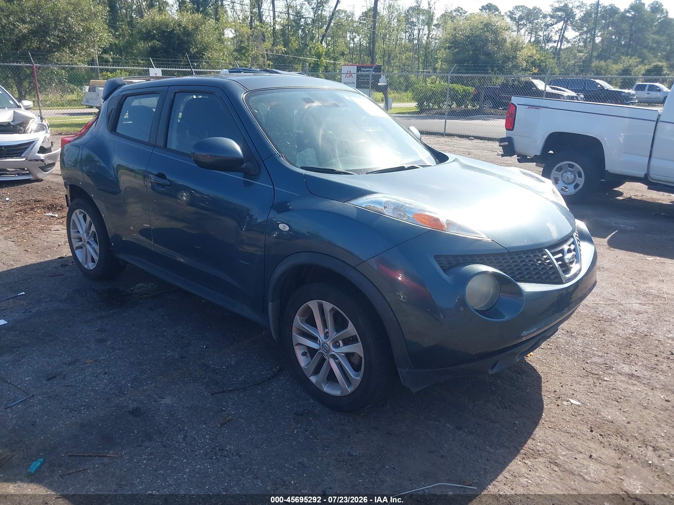 2011 Nissan Juke S Синий vin: JN8AF5MR5BT016872