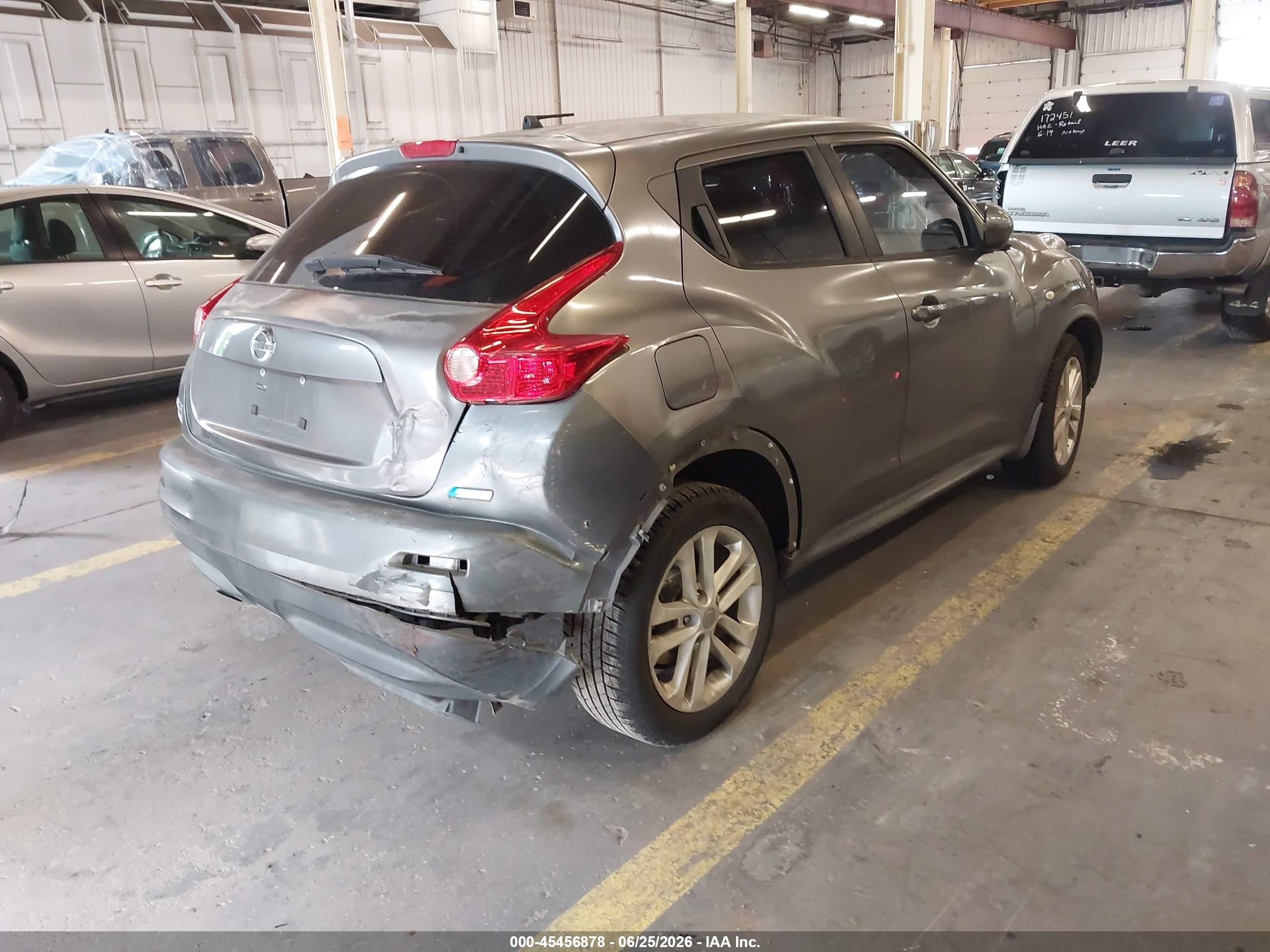 2012 Nissan Juke S Gray vin: JN8AF5MR5CT101972