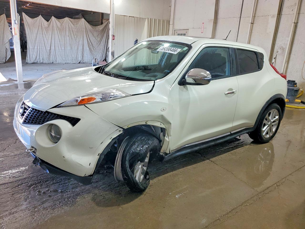 2012 Nissan Juke S/sv/sl White vin: JN8AF5MR5CT102068