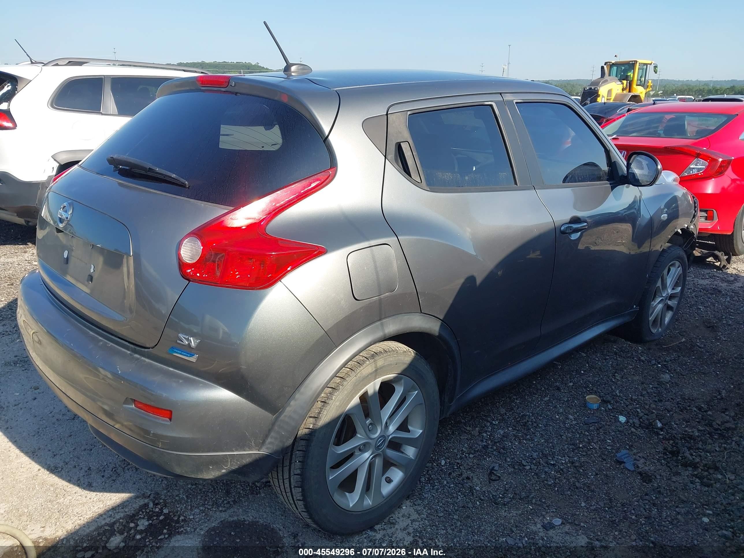 2012 Nissan Juke Sv Gray vin: JN8AF5MR5CT109876