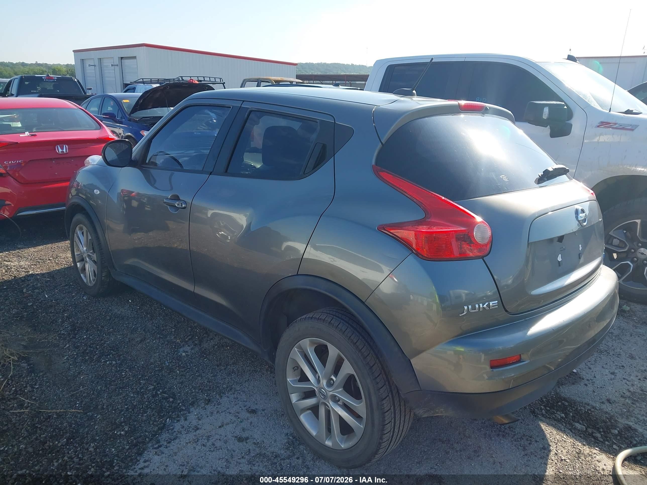 2012 Nissan Juke Sv Gray vin: JN8AF5MR5CT109876