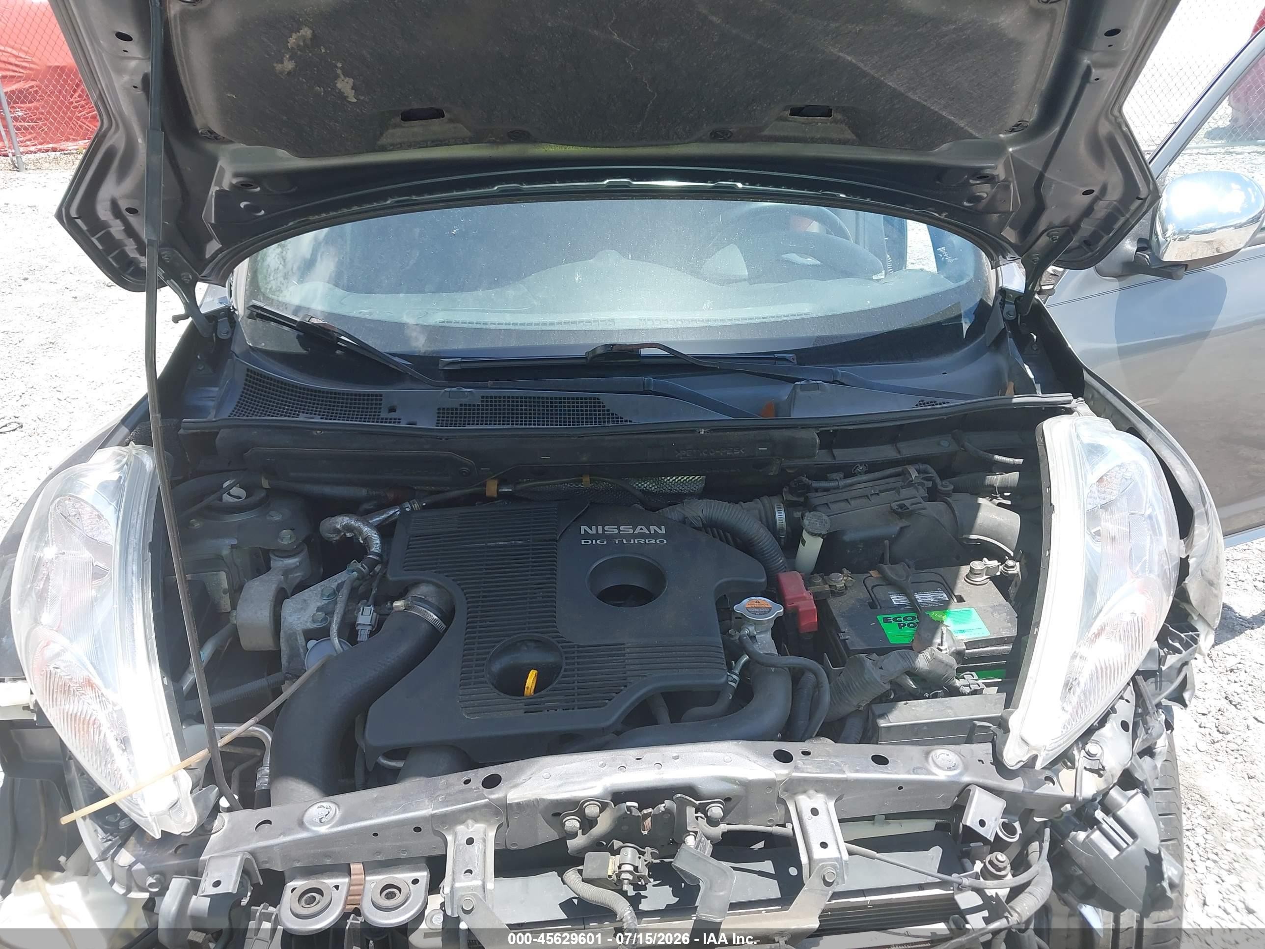 2013 Nissan Juke Sv Gray vin: JN8AF5MR5DT215004