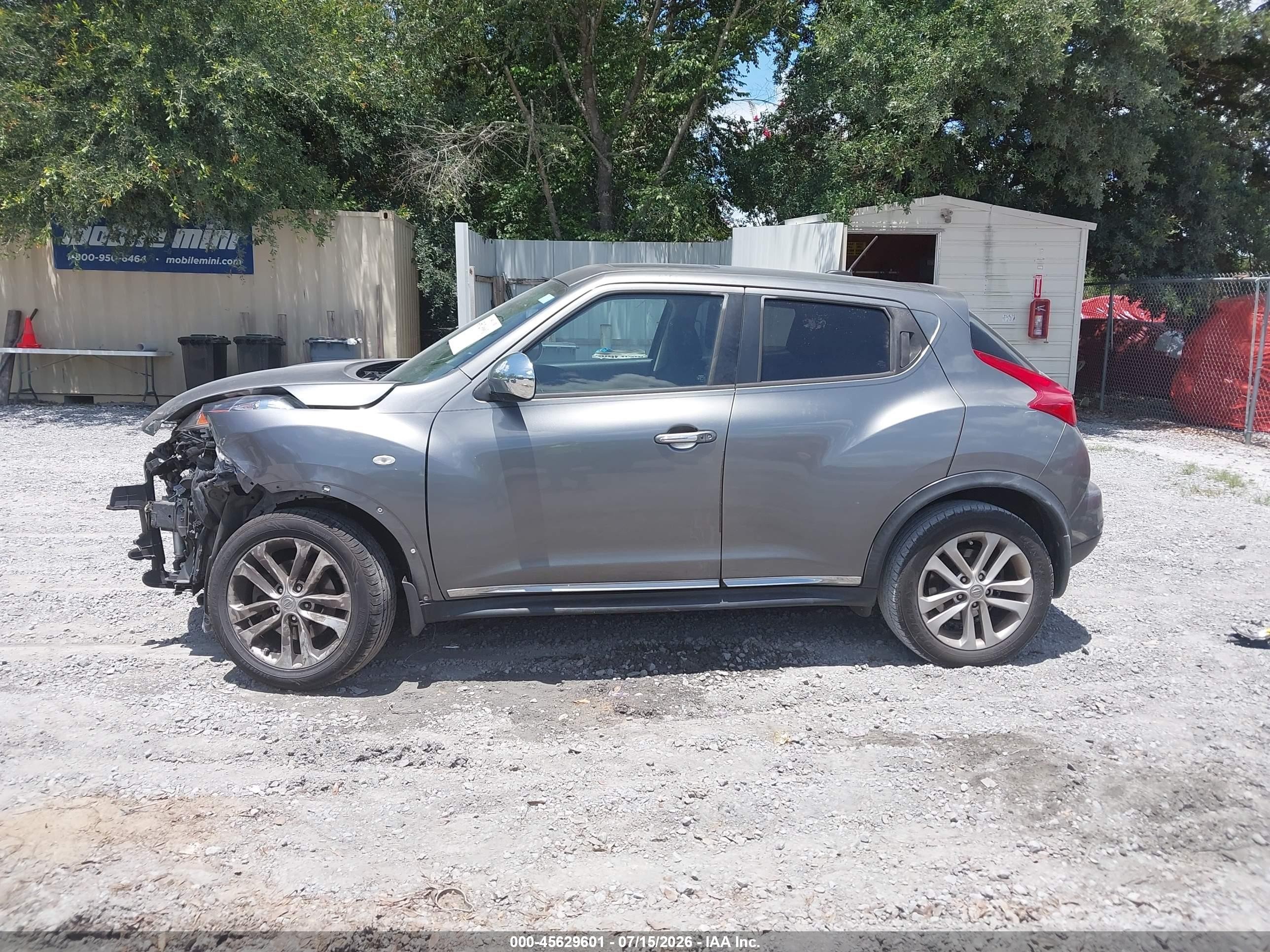 2013 Nissan Juke Sv Gray vin: JN8AF5MR5DT215004