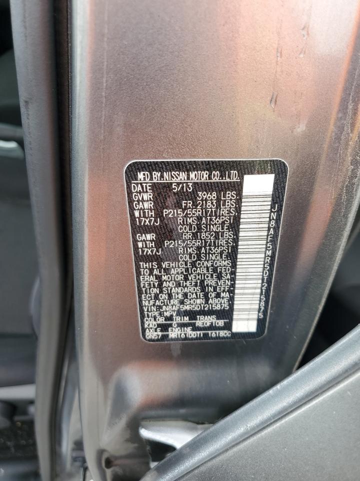 2013 Nissan Juke S Silver vin: JN8AF5MR5DT215875