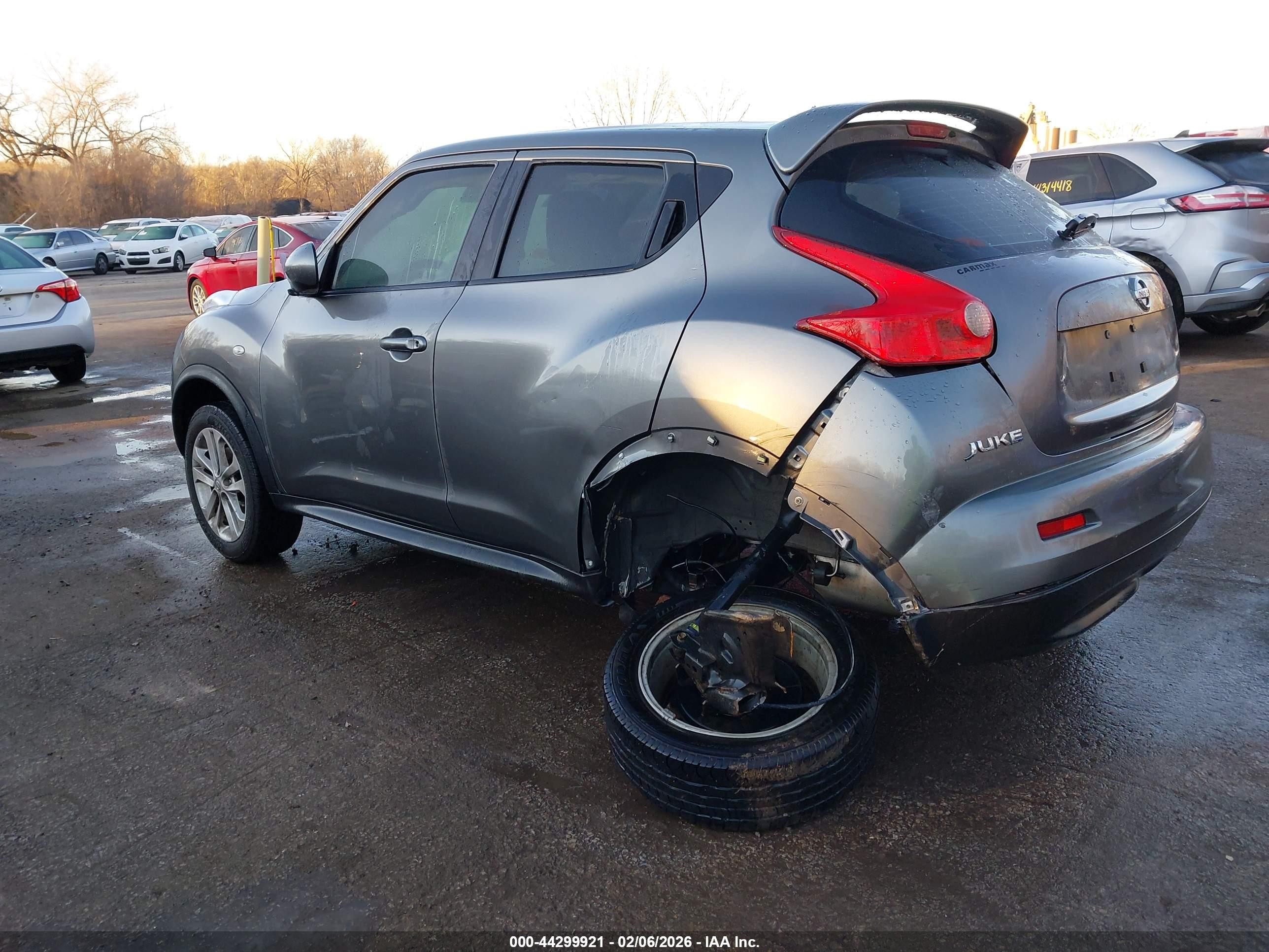 2013 Nissan Juke S Gray vin: JN8AF5MR5DT219389