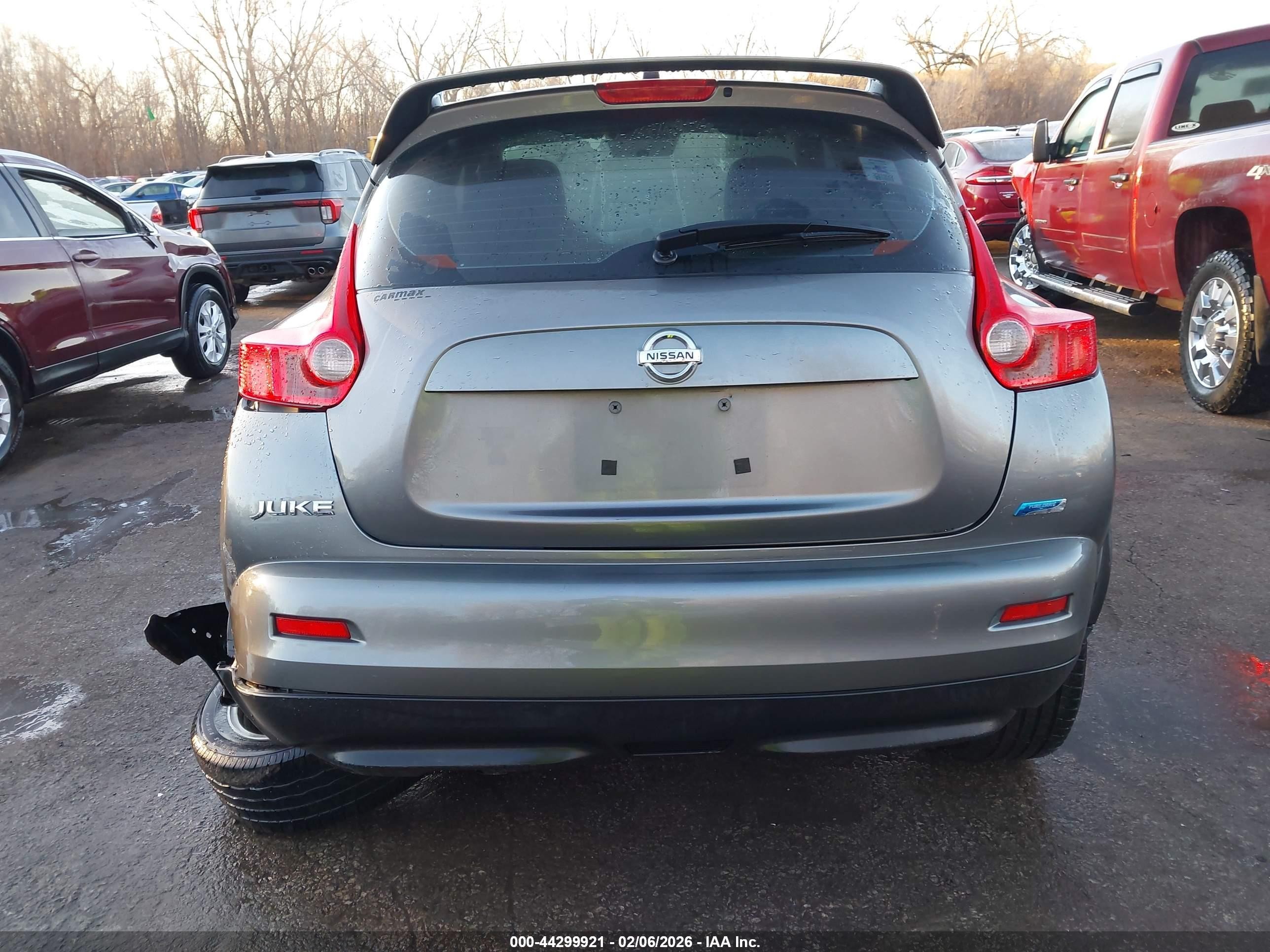 2013 Nissan Juke S Gray vin: JN8AF5MR5DT219389