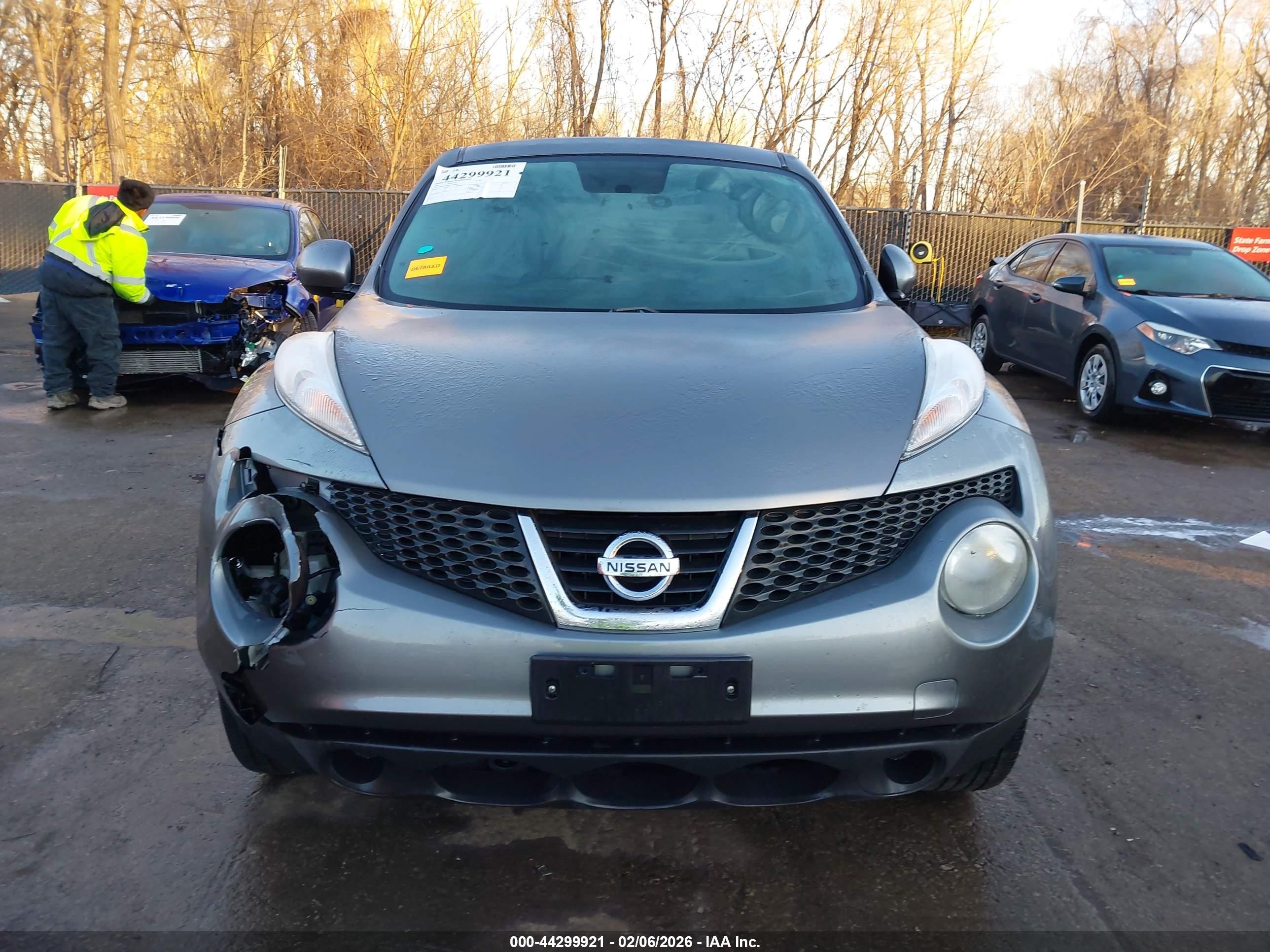 2013 Nissan Juke S Gray vin: JN8AF5MR5DT219389