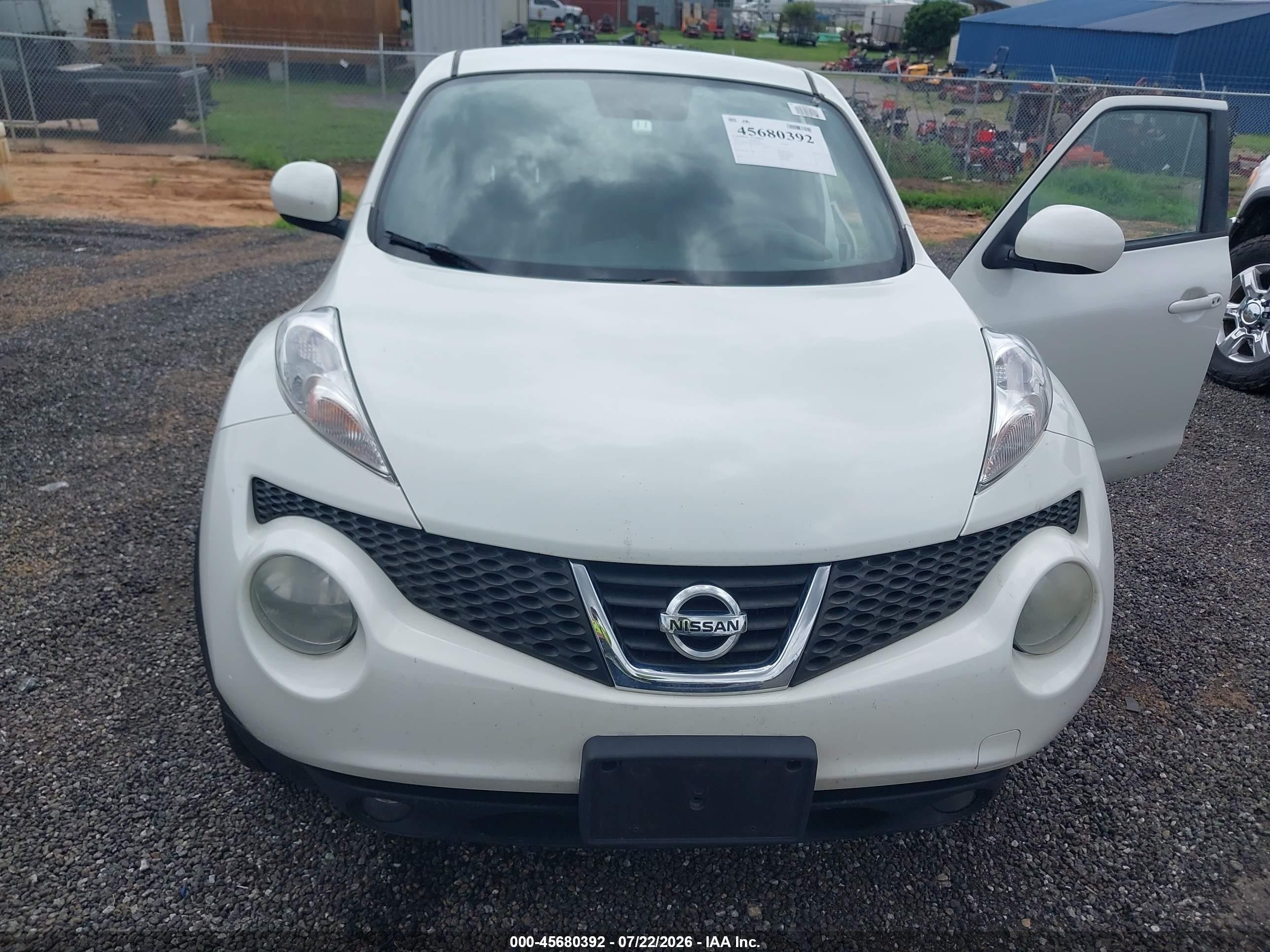 2013 Nissan Juke Sl Белый vin: JN8AF5MR5DT219859