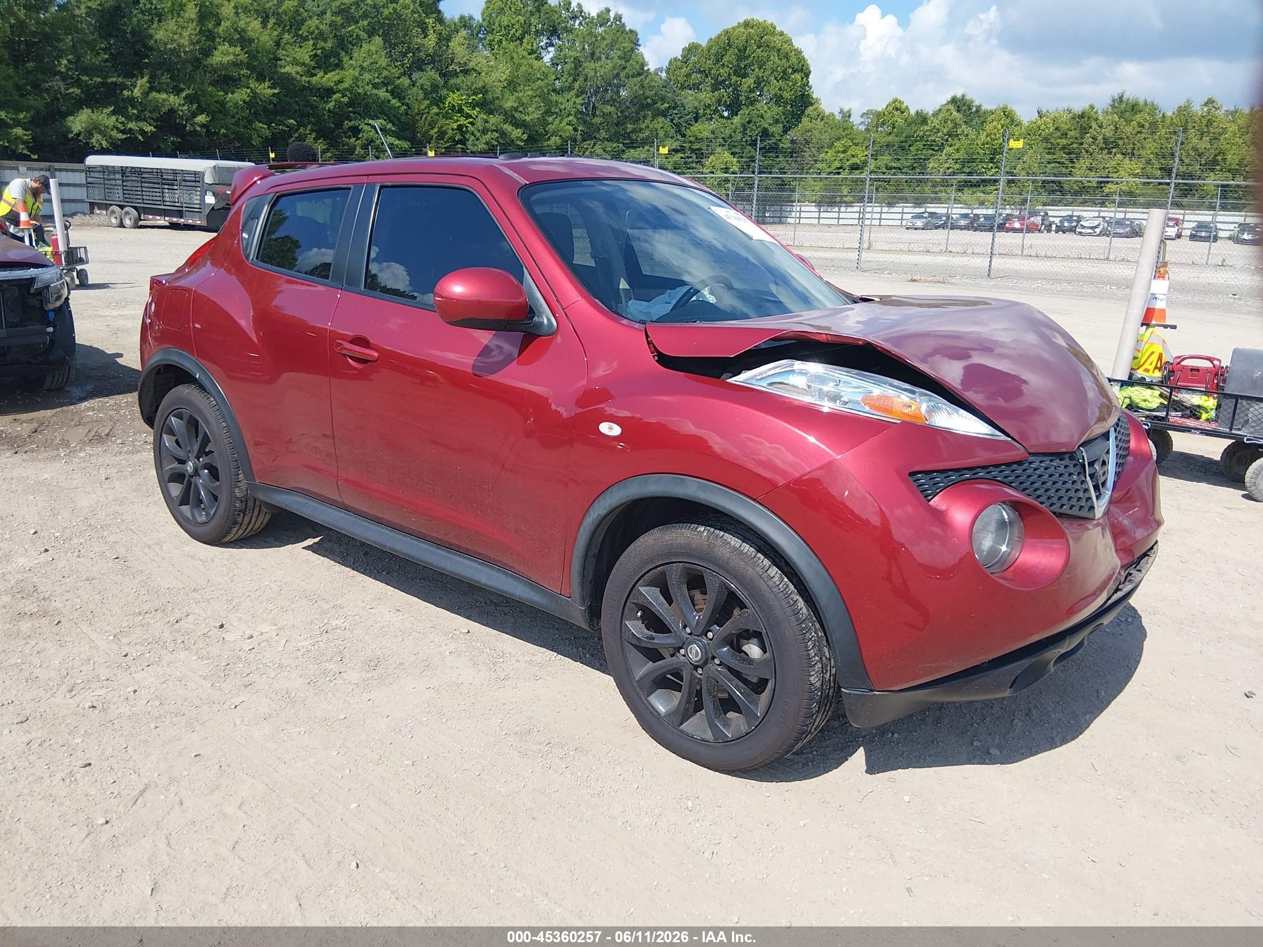 2013 Nissan Juke Sv Red vin: JN8AF5MR5DT223748